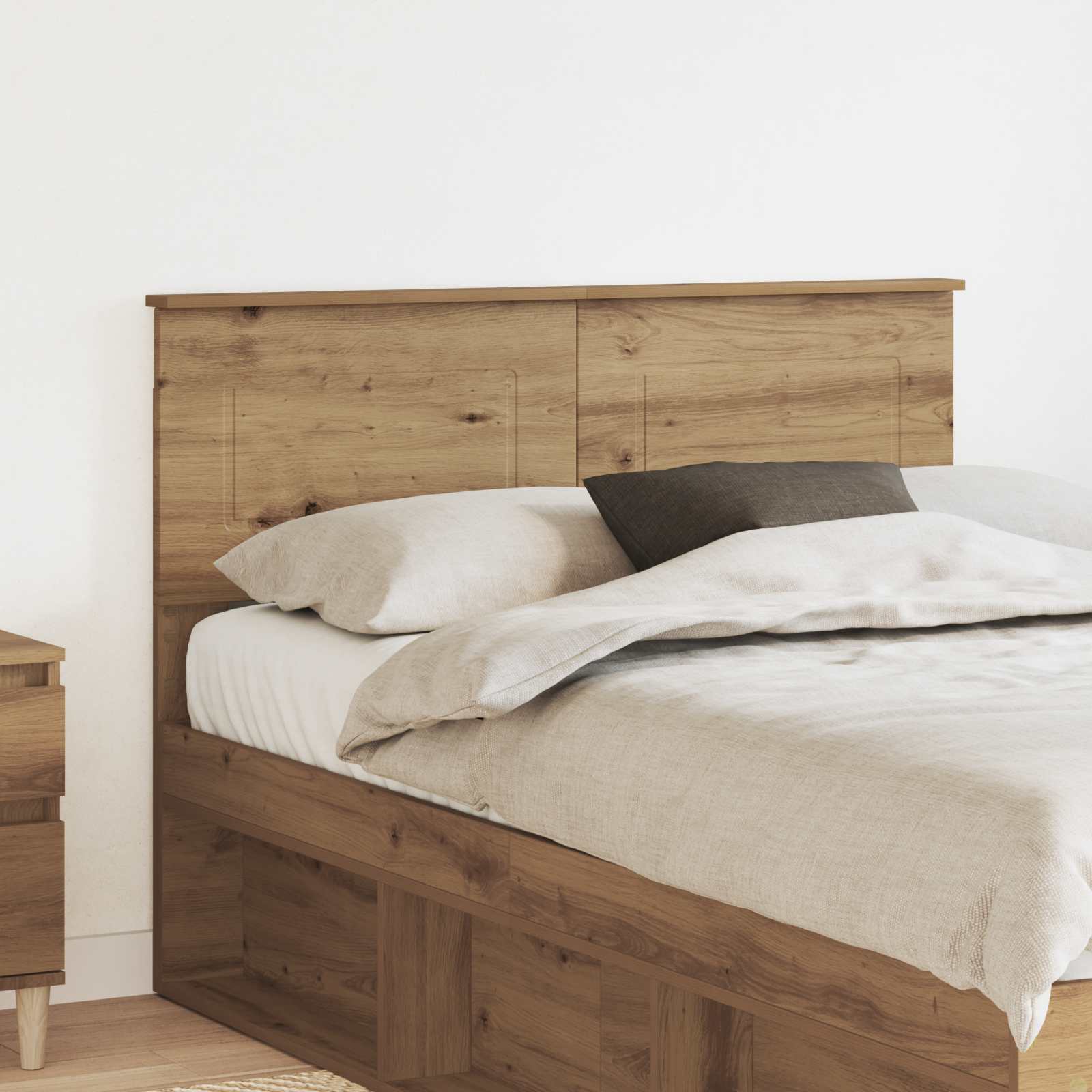 Tête de lit Chêne artisanal 135 cm Bois d'ingénierie - XIOS