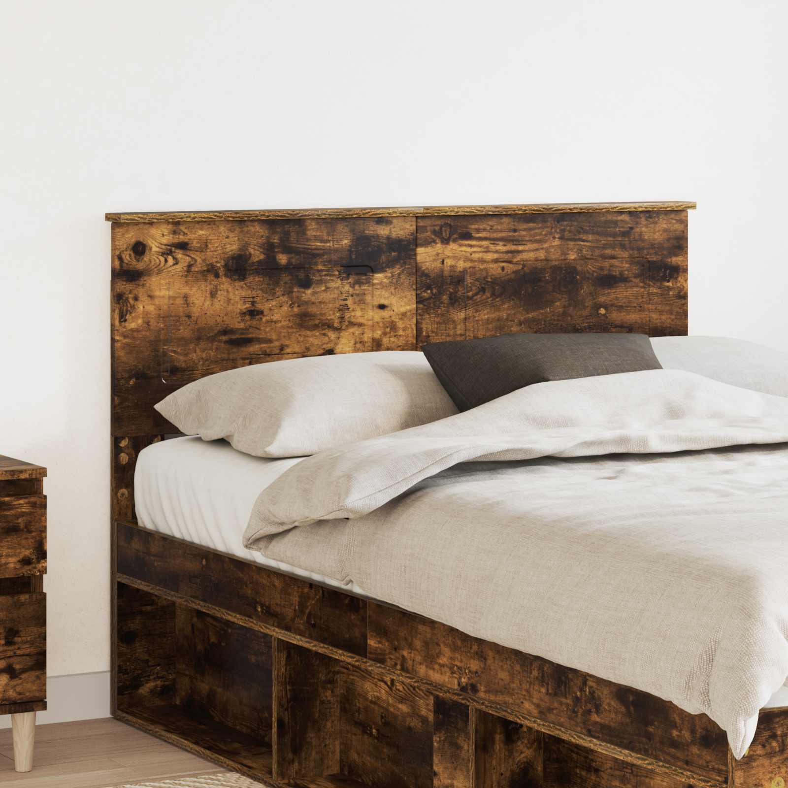 Tête de lit Chêne fumé 120 cm Bois d'ingénierie - XIOS