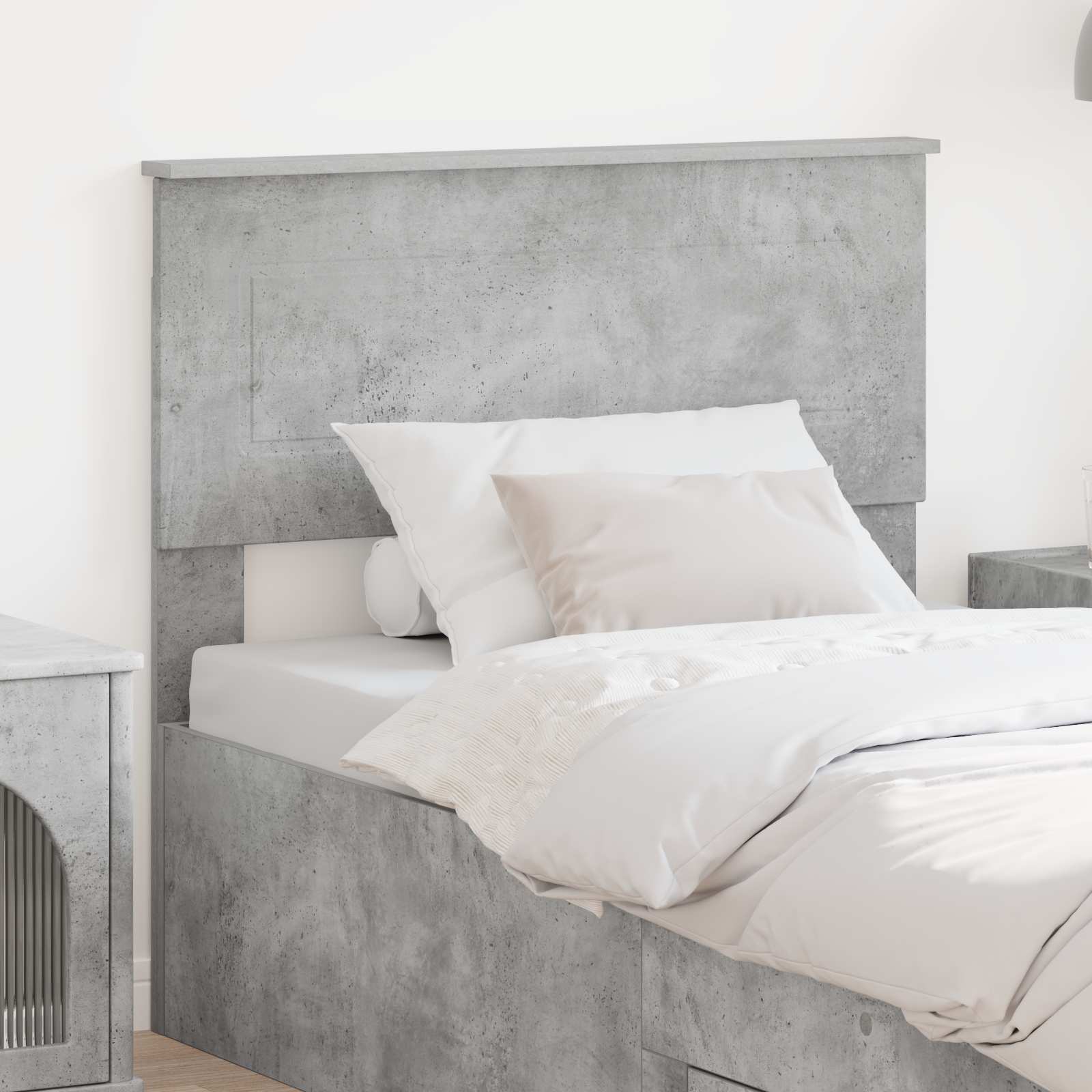 Tête de lit Gris béton 100 cm Bois d'ingénierie - XIOS