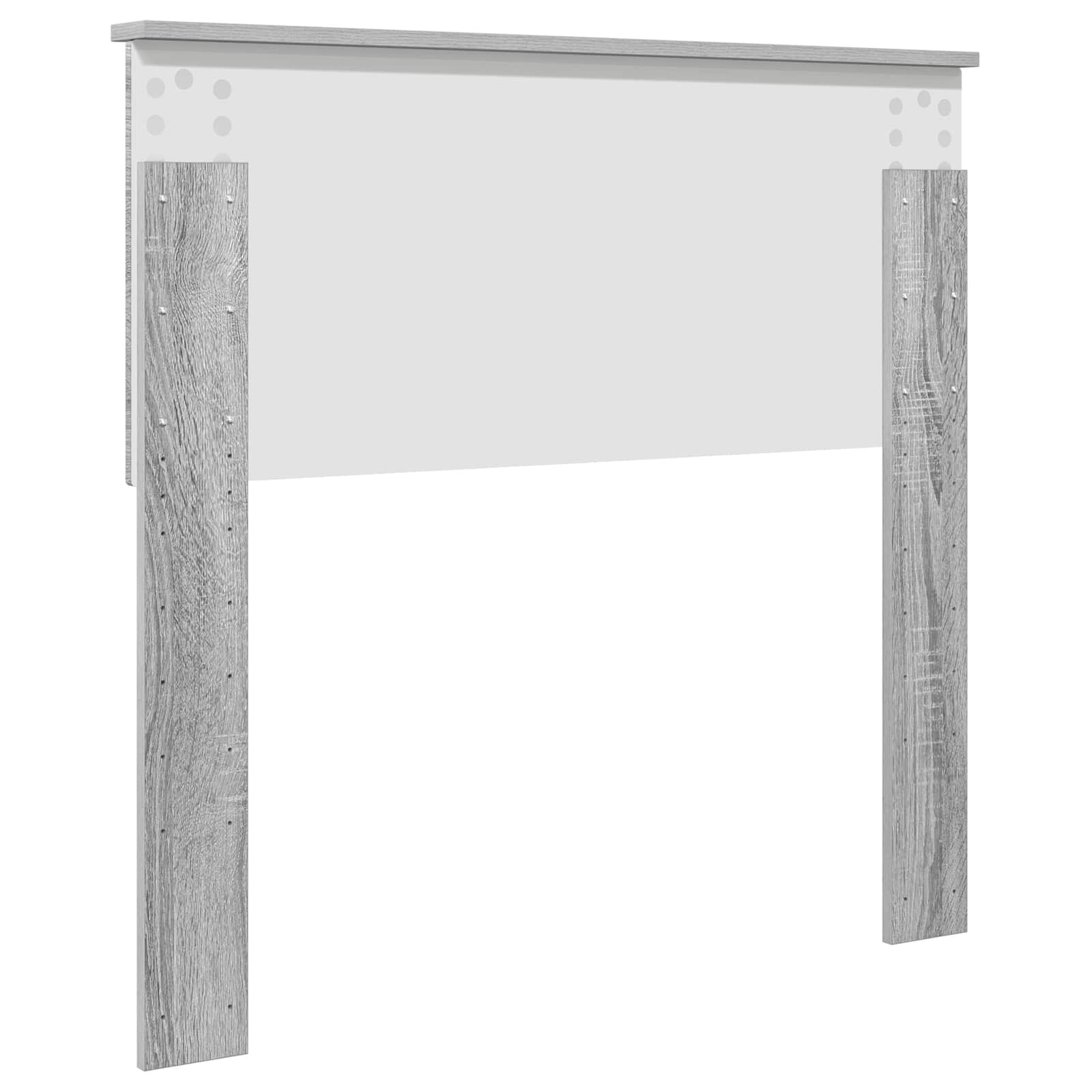 Tête de lit Gris Sonoma 100 cm Bois d'ingénierie - XIOS