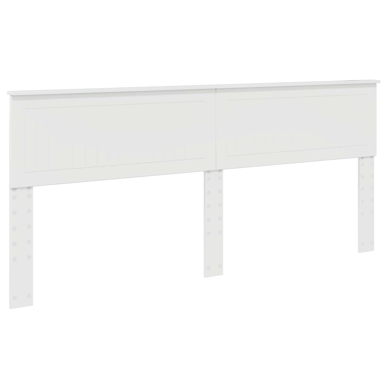 Tête de lit Blanc Brillant Bois d'ingénierie - XIOS