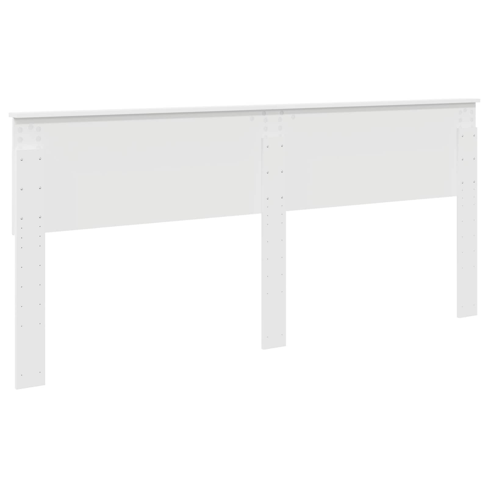 Tête de lit Blanc Brillant Bois d'ingénierie - XIOS