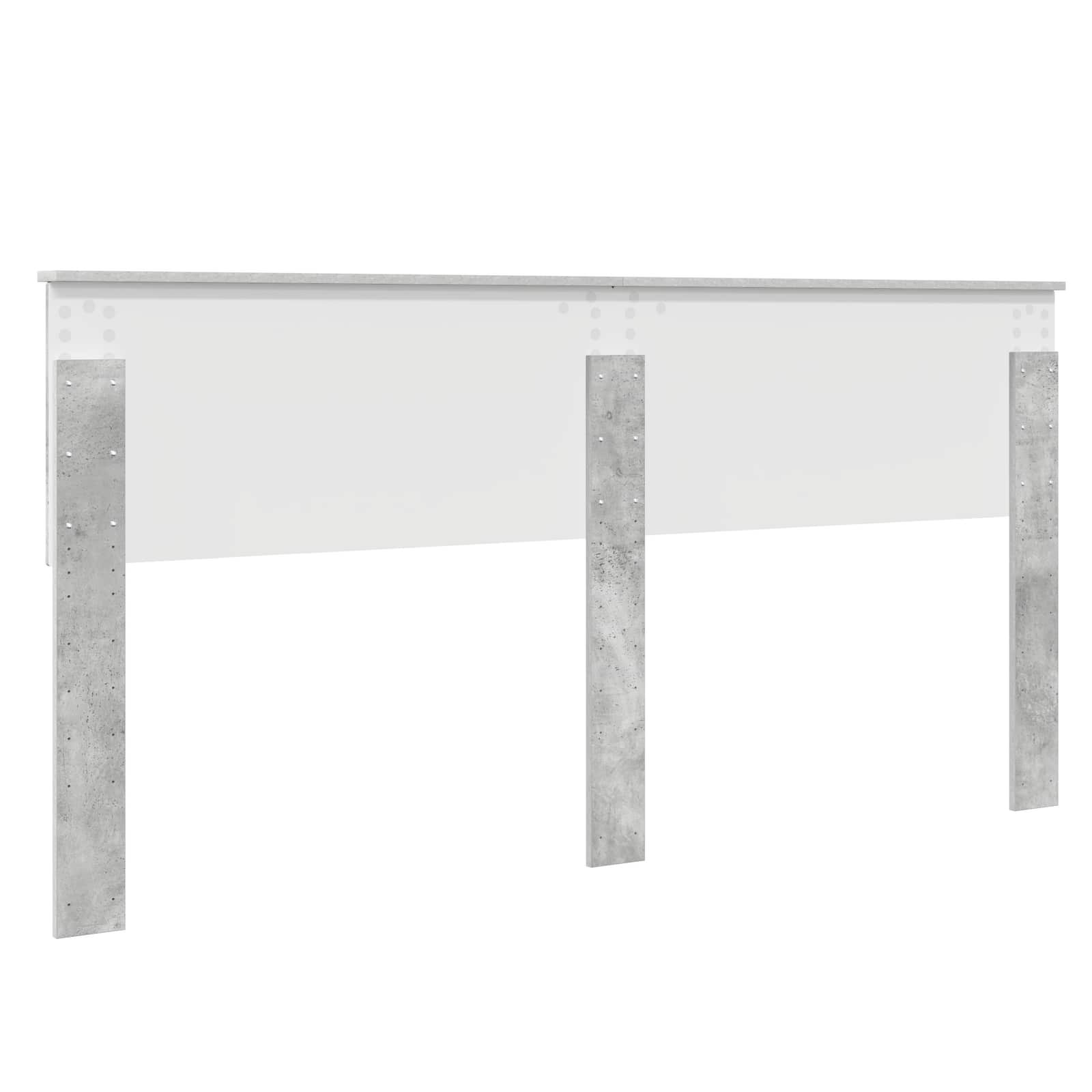 Tête de lit Gris béton Bois d'ingénierie - XIOS