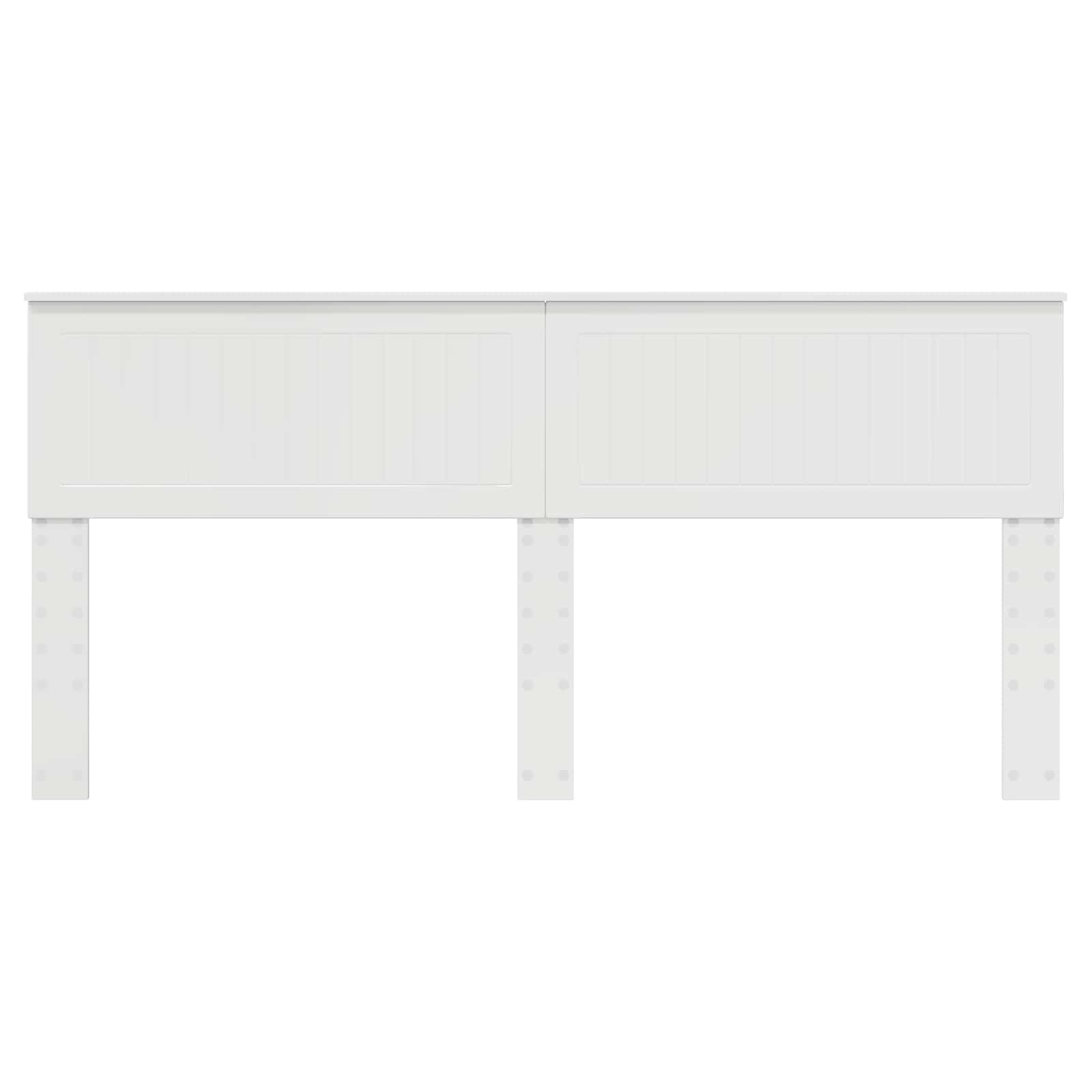 Tête de lit Blanc Brillant Bois d'ingénierie - XIOS