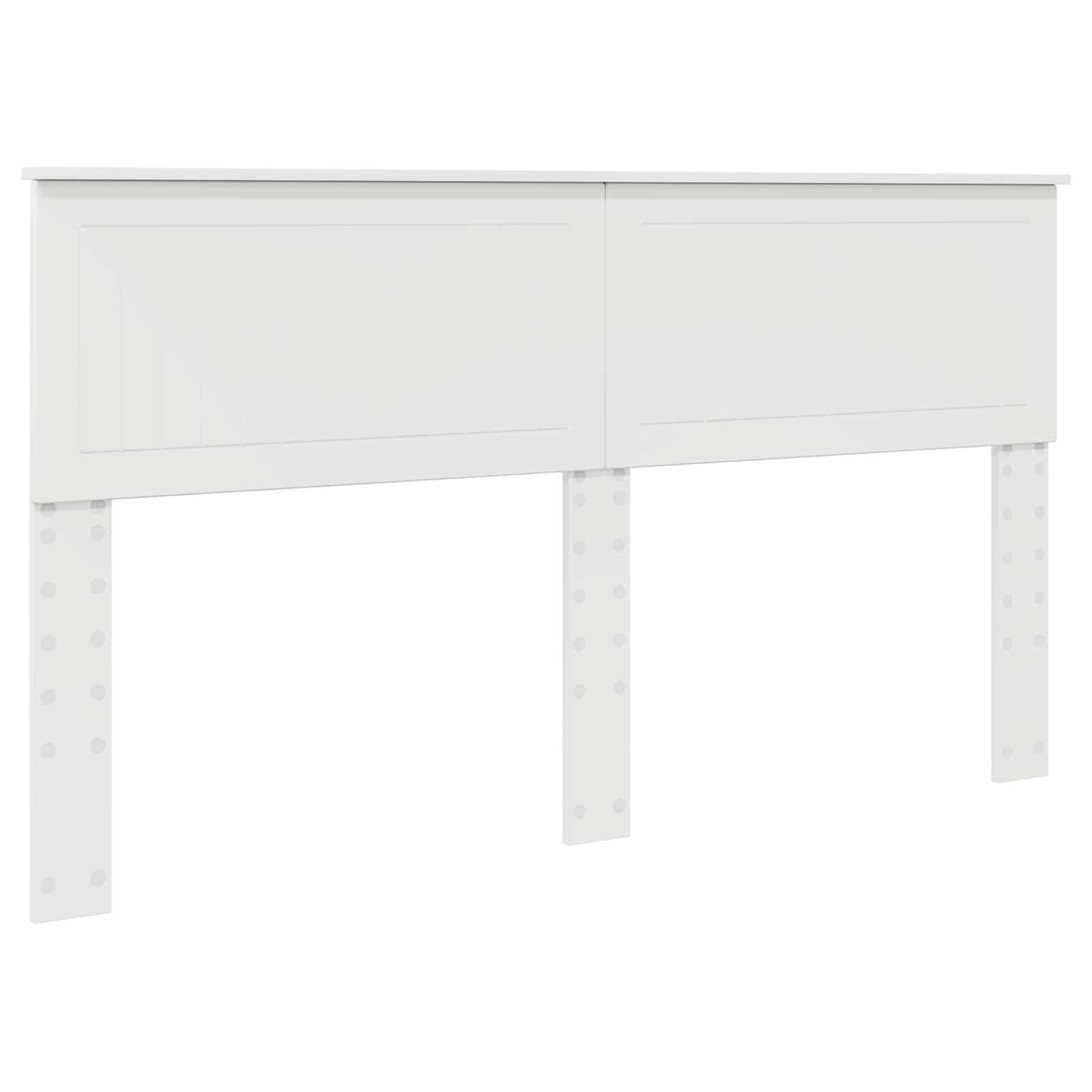 Tête de lit Blanc Brillant Bois d'ingénierie - XIOS