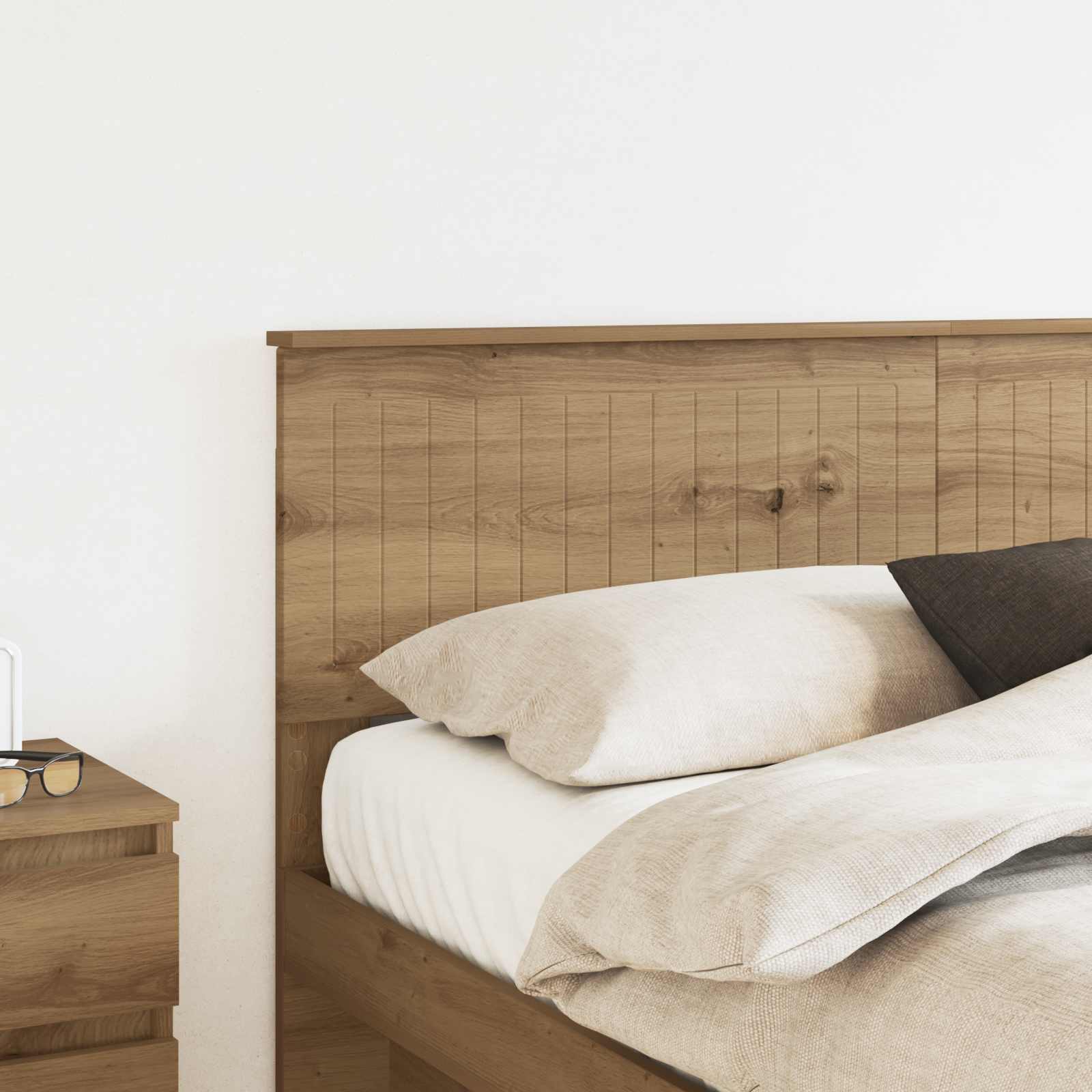 Tête de lit Chêne artisanal Bois d'ingénierie - XIOS