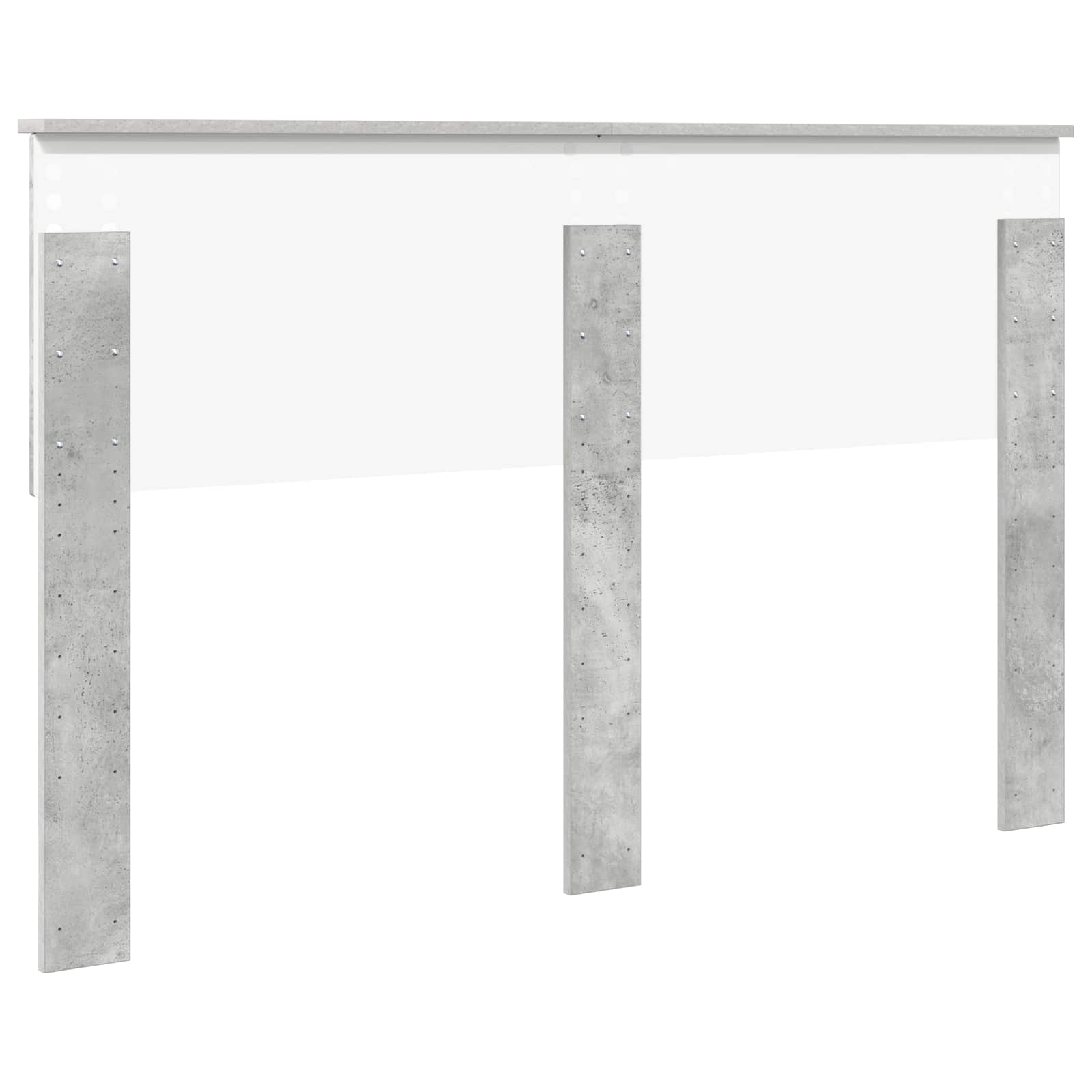 Tête de lit Gris béton Bois d'ingénierie - XIOS
