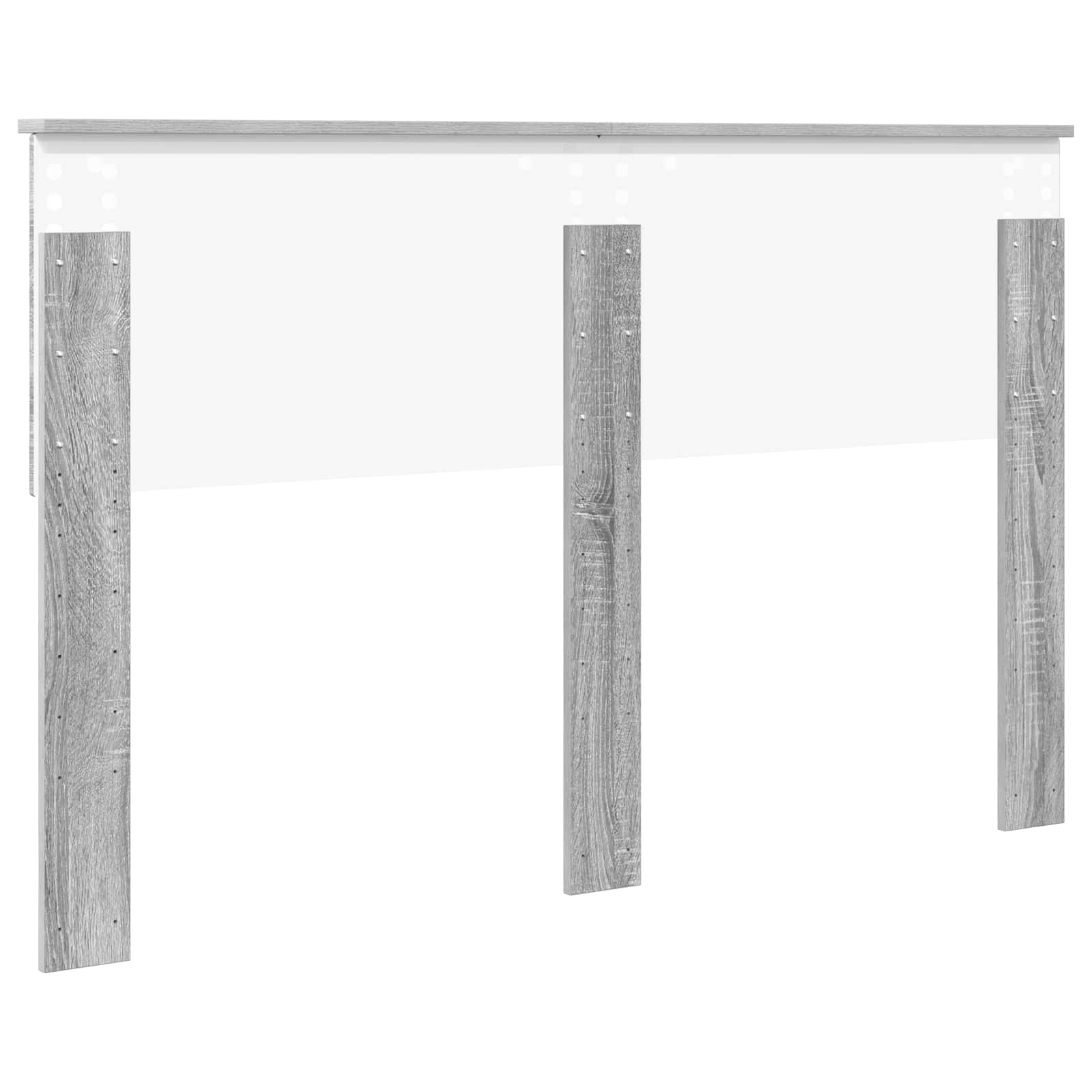 Tête de lit Gris Sonoma Bois d'ingénierie - XIOS