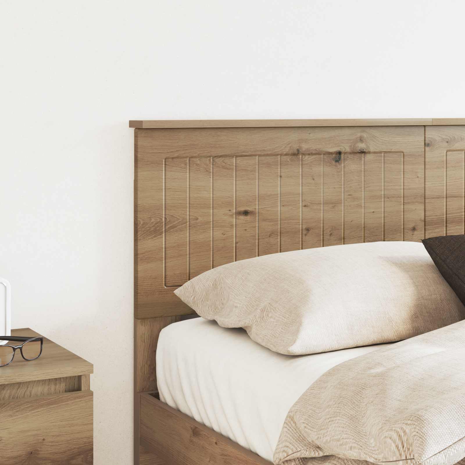 Tête de lit Chêne artisanal Bois d'ingénierie - XIOS
