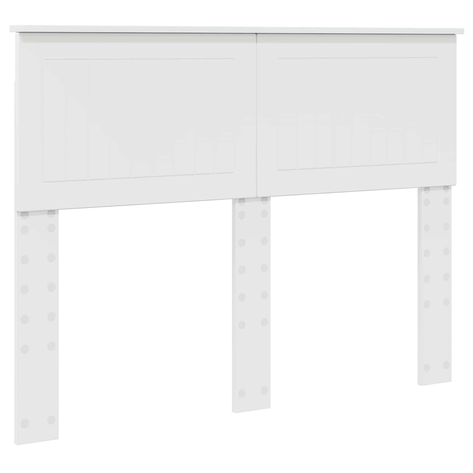 Tête de lit Blanc Brillant Bois d'ingénierie - XIOS
