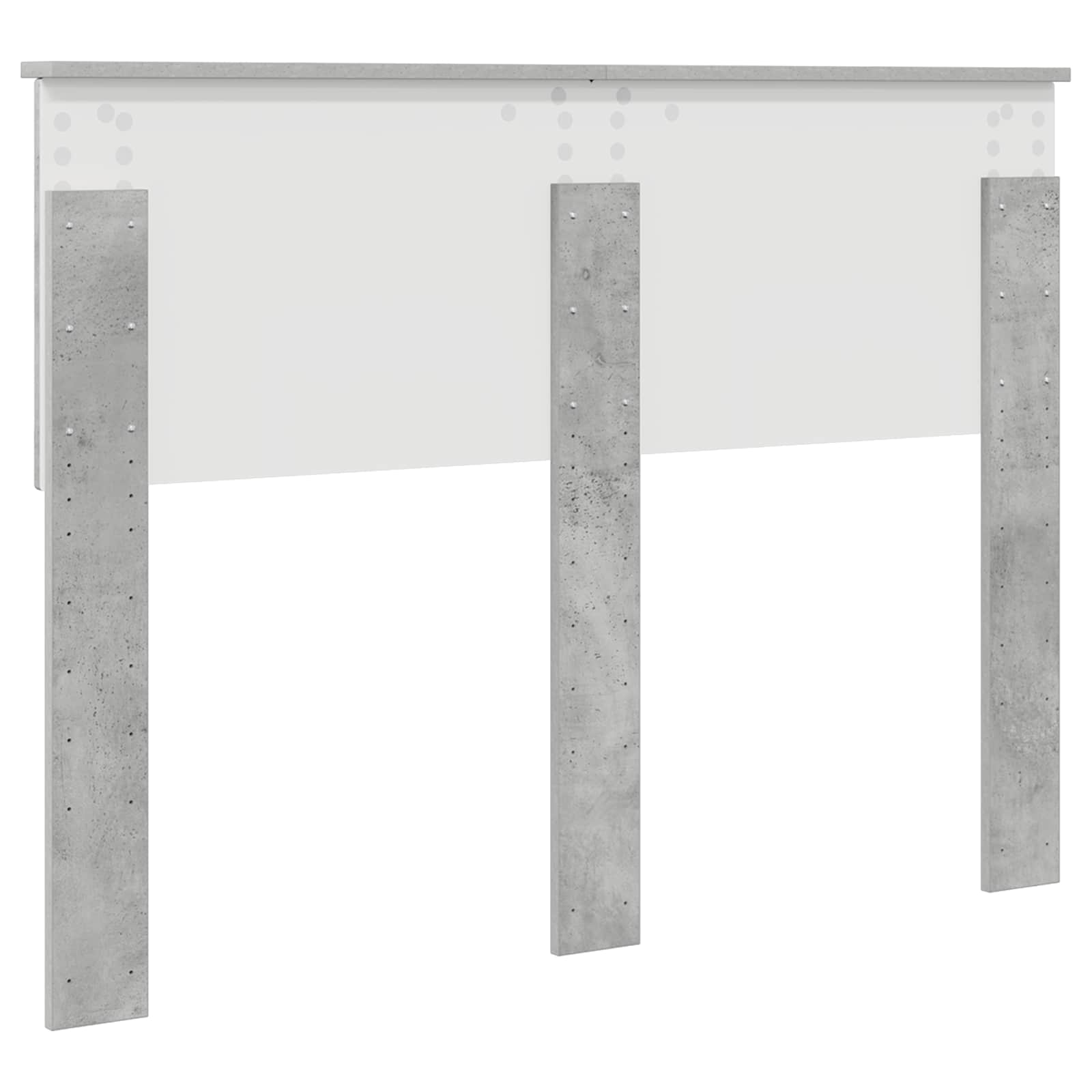 Tête de lit Gris béton Bois d'ingénierie - XIOS