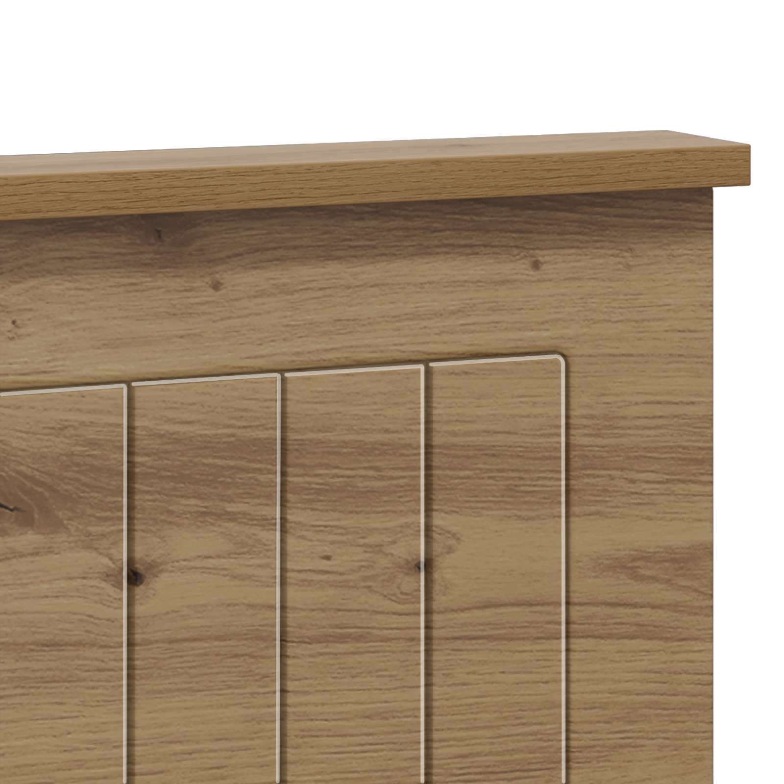 Tête de lit Chêne artisanal Bois d'ingénierie - XIOS