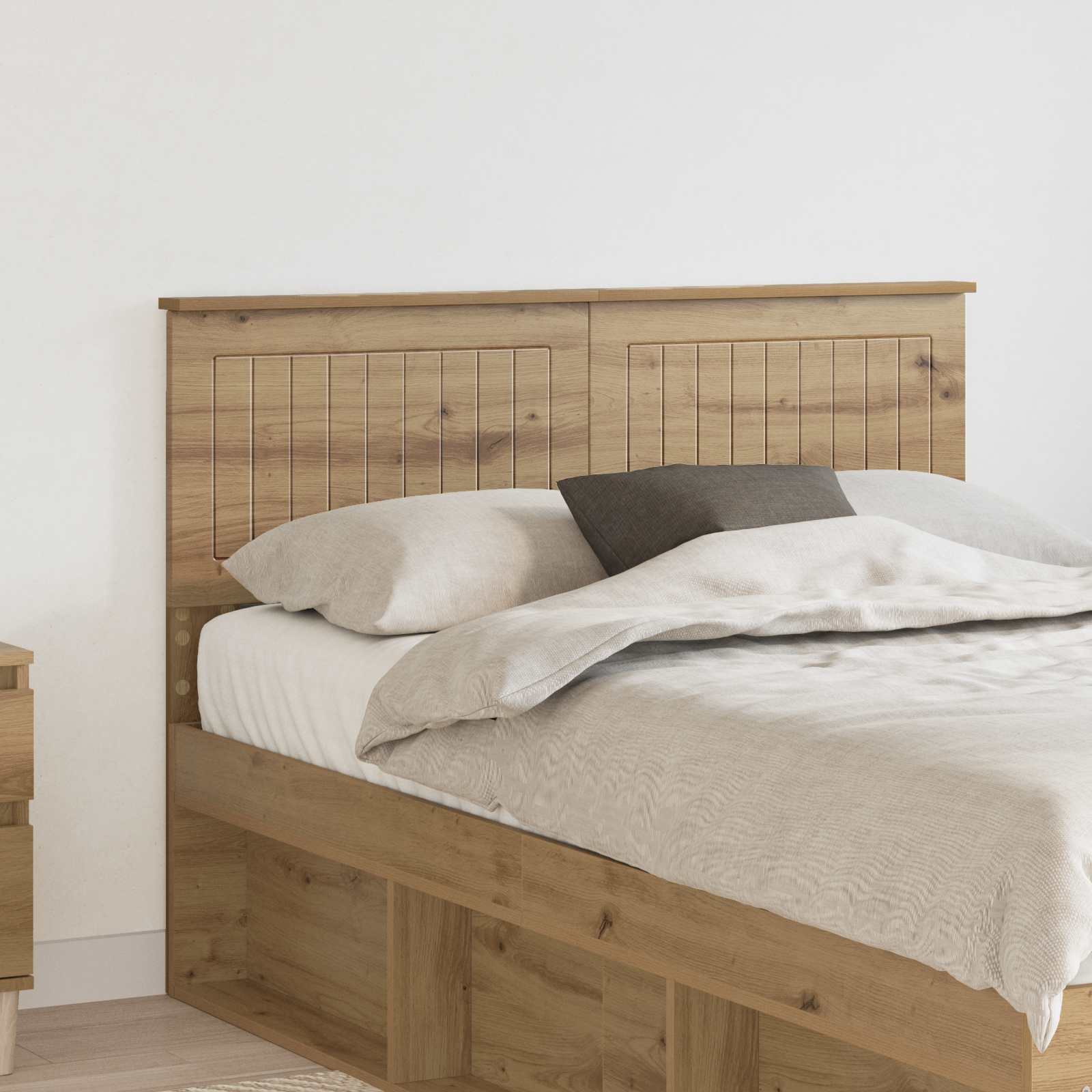 Tête de lit Chêne artisanal Bois d'ingénierie - XIOS