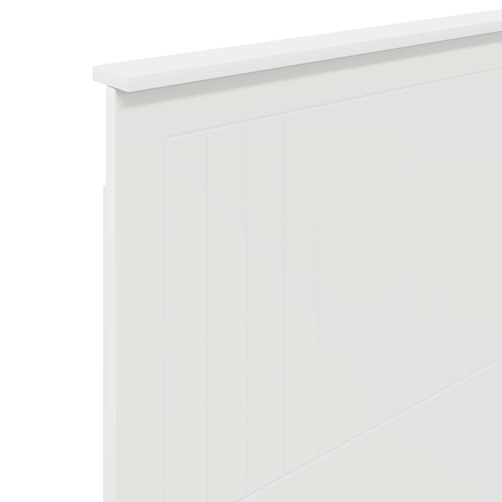 Tête de lit Blanc Bois d'ingénierie