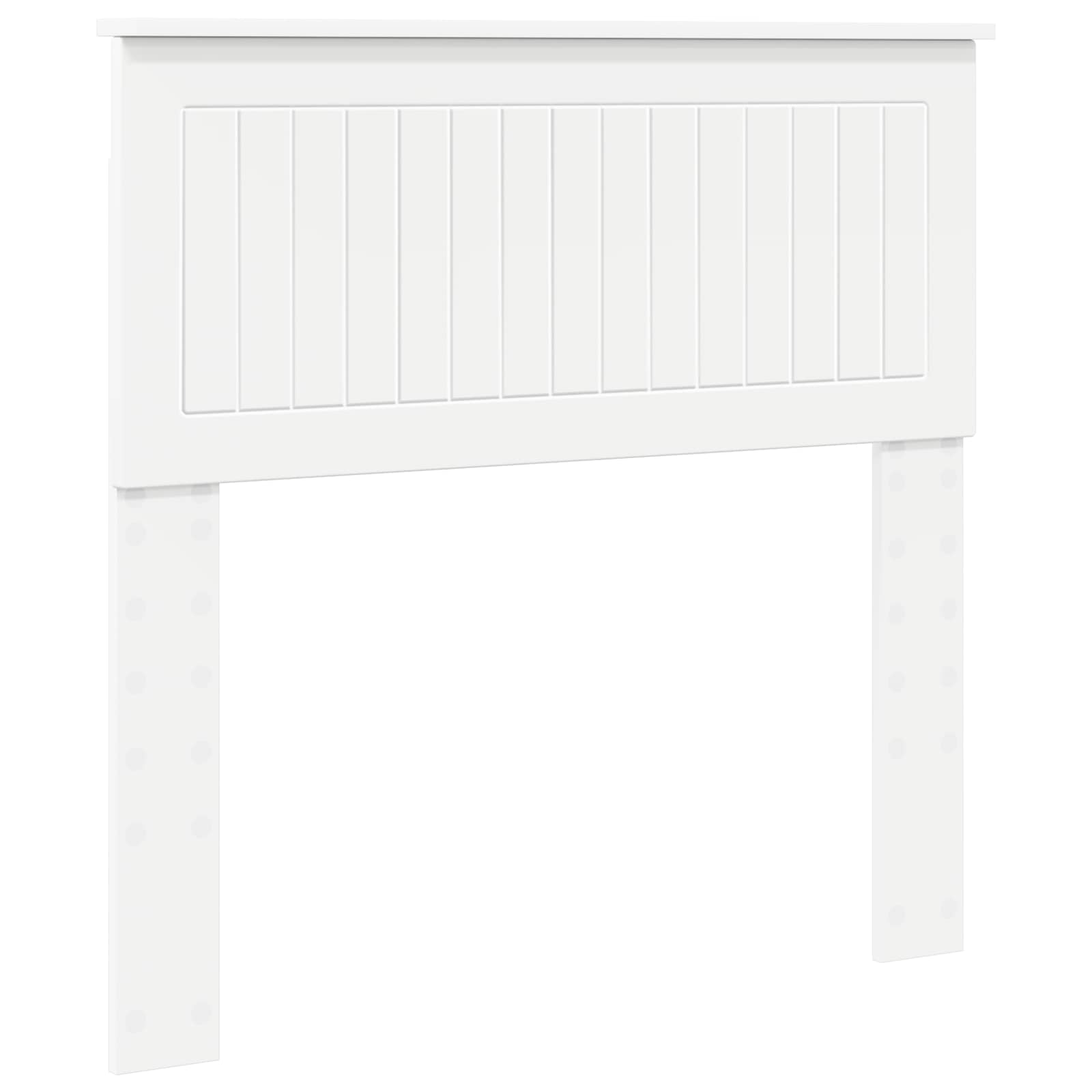 Tête de lit Blanc Bois d'ingénierie