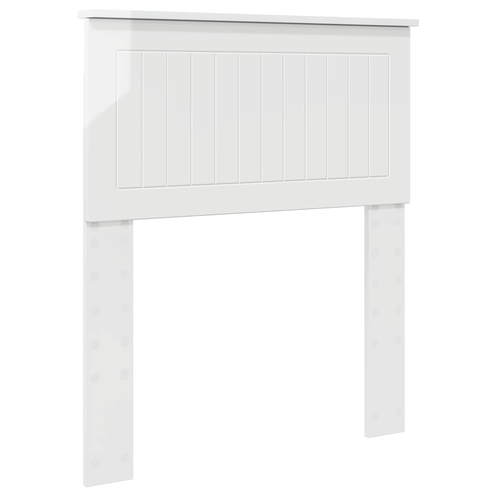 Tête de lit Blanc Brillant Bois d'ingénierie - XIOS