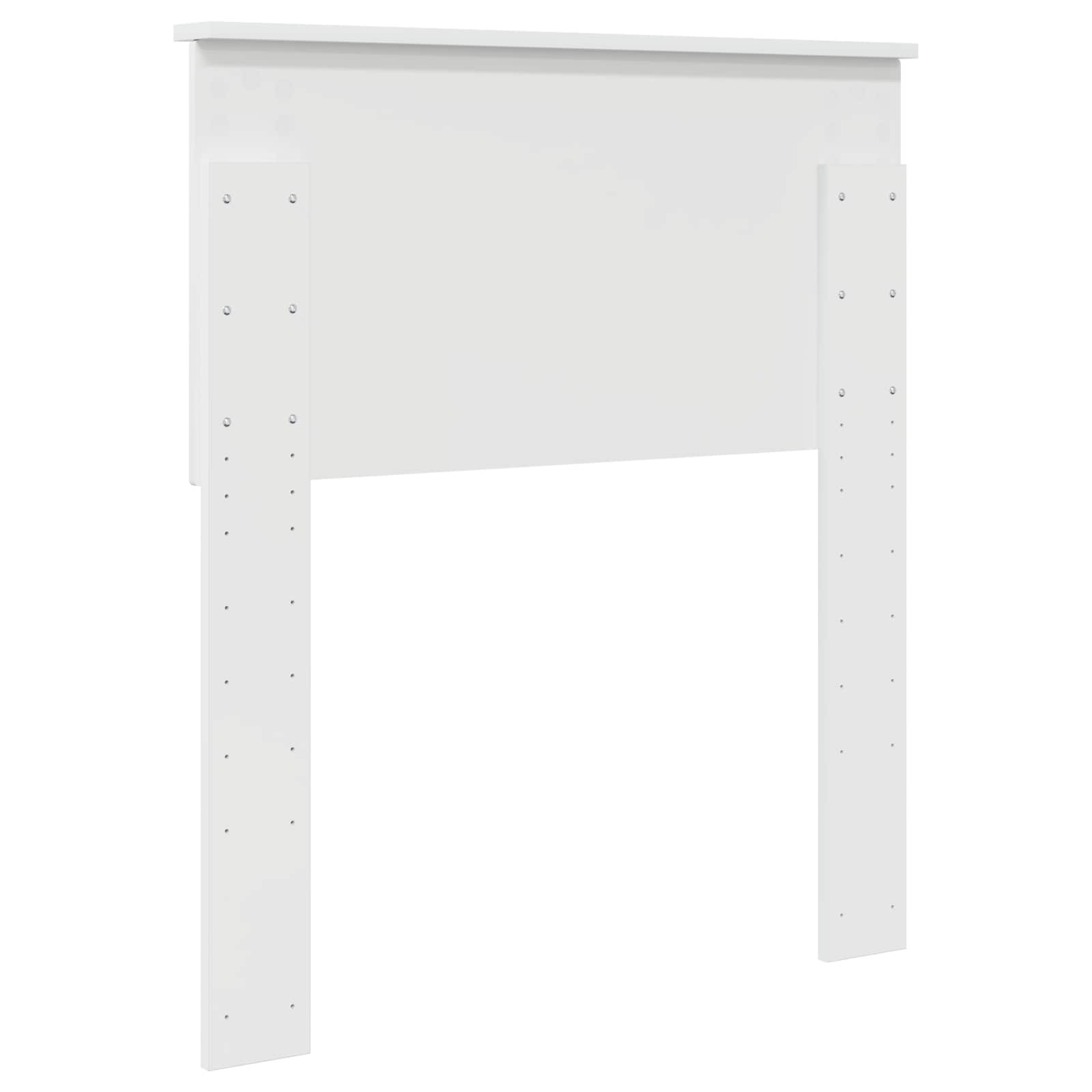 Tête de lit Blanc Brillant Bois d'ingénierie - XIOS