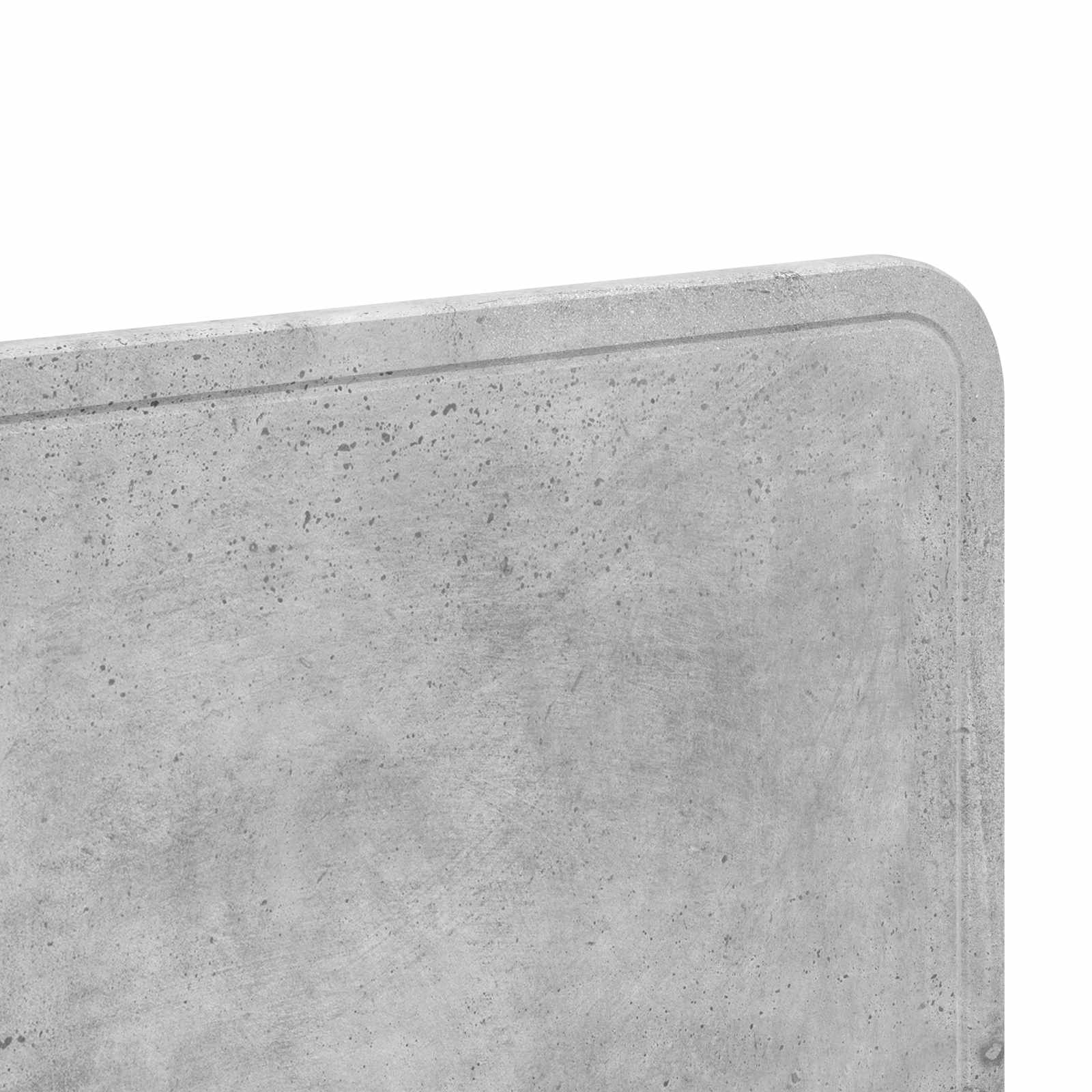 Tête de lit Gris béton Bois d'ingénierie - XIOS