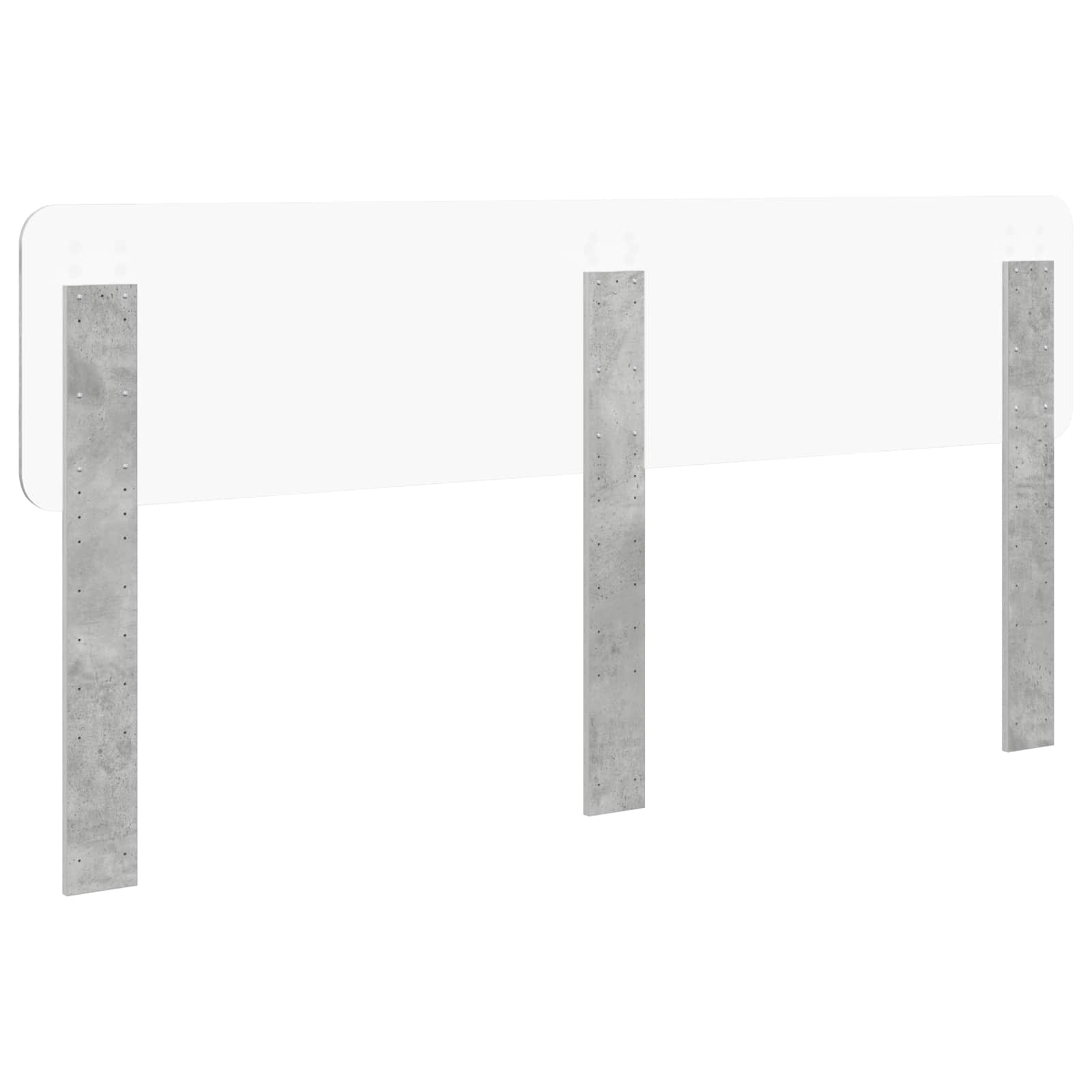 Tête de lit Gris béton Bois d'ingénierie - XIOS