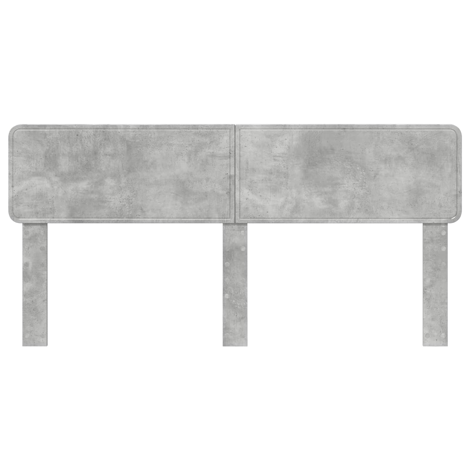 Tête de lit Gris béton Bois d'ingénierie - XIOS