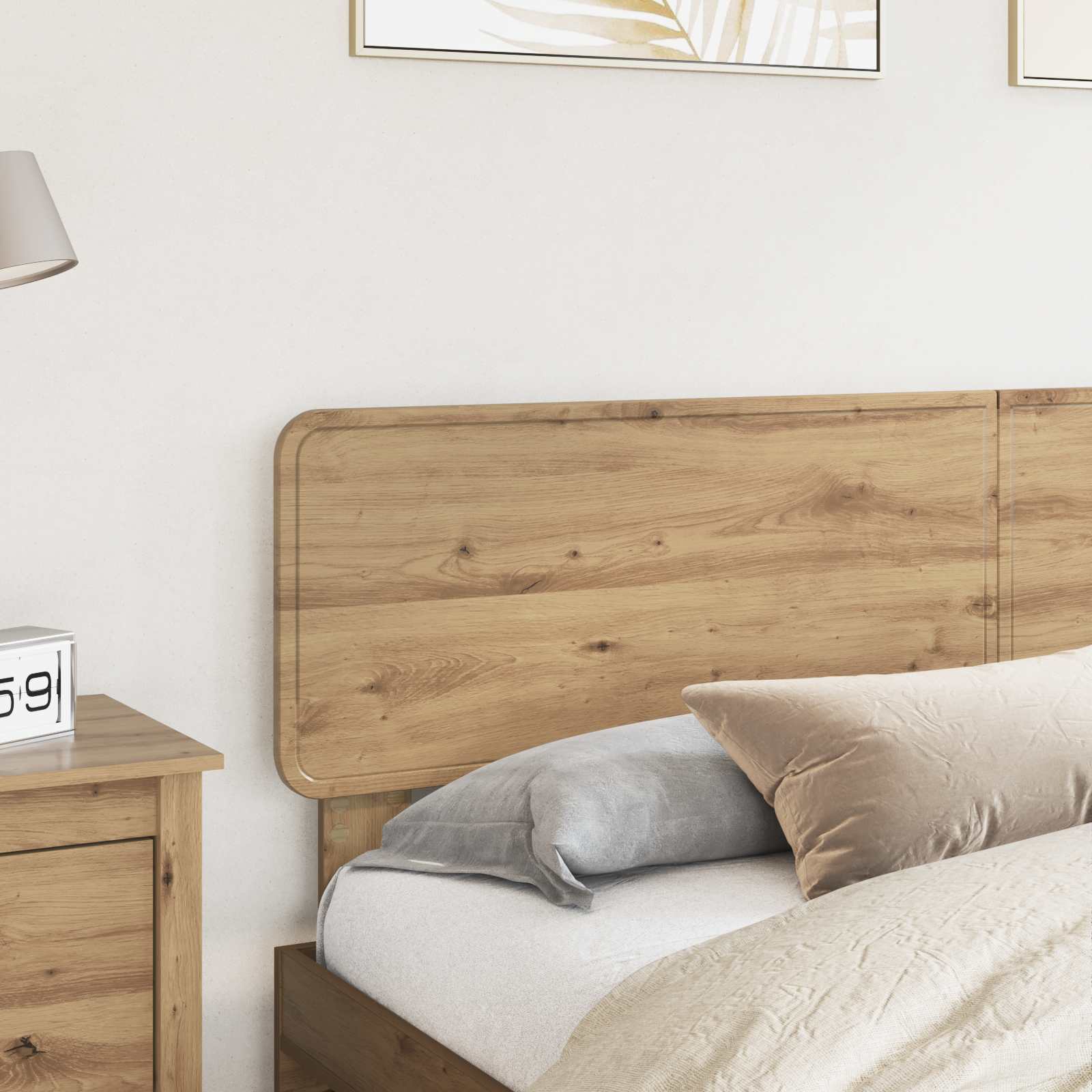Tête de lit Chêne artisanal Bois d'ingénierie - XIOS