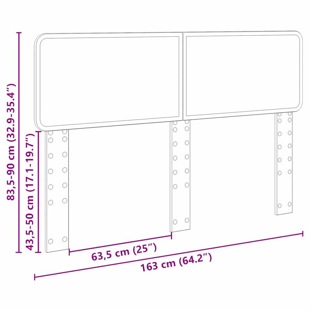 Tête de lit Blanc Brillant 160 cm Bois d'ingénierie - XIOS