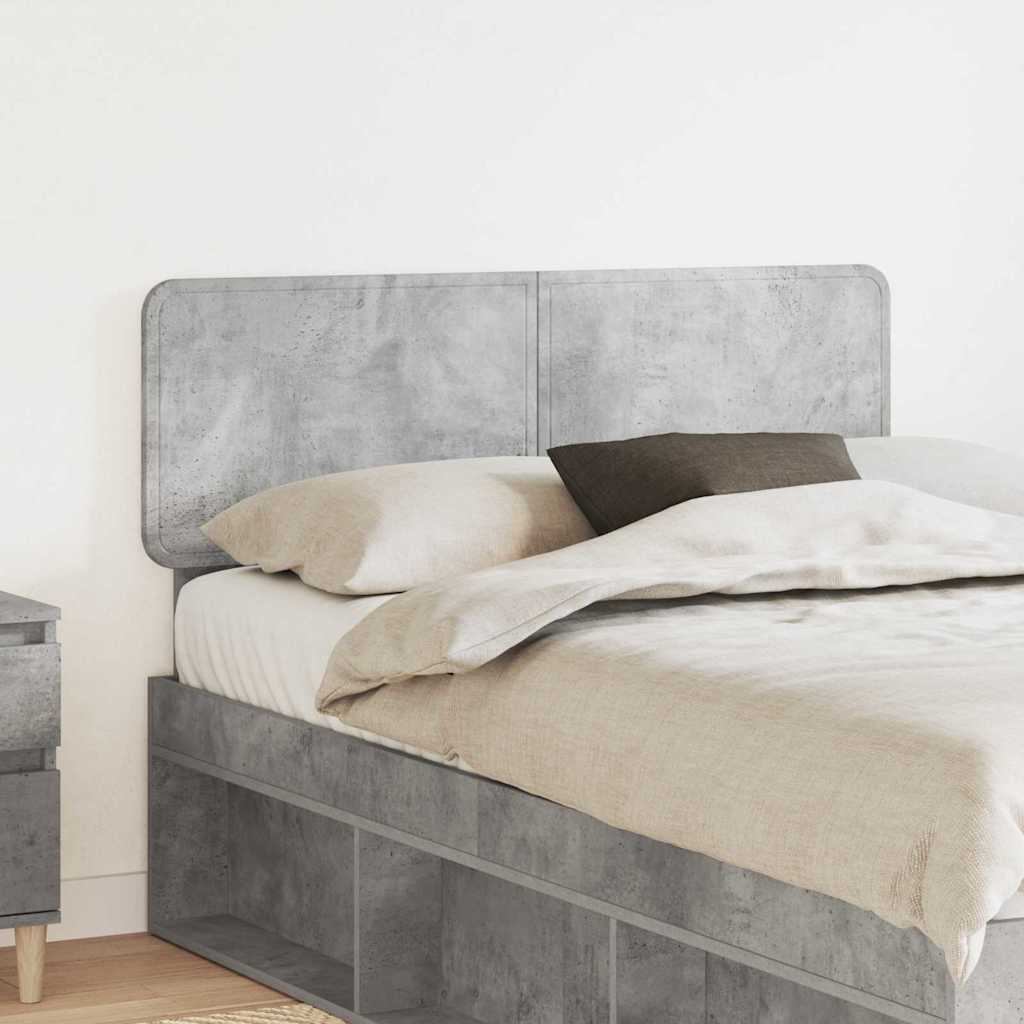 Tête de lit Gris béton 135 cm Bois d'ingénierie - XIOS