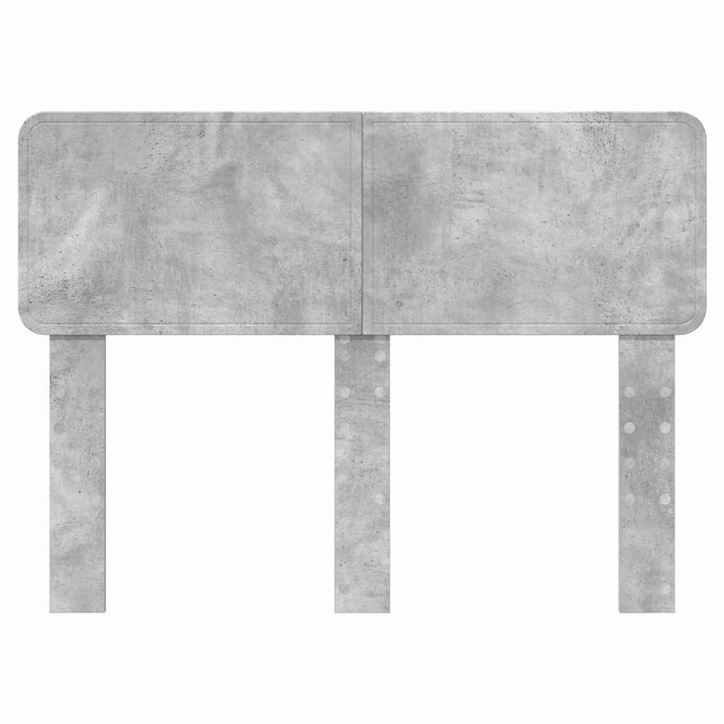 Tête de lit Gris béton 135 cm Bois d'ingénierie - XIOS
