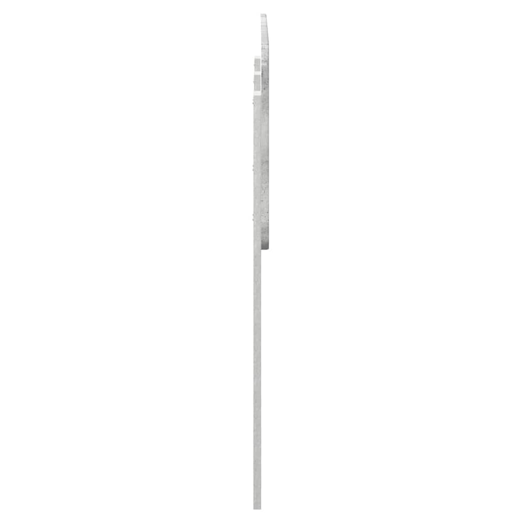Tête de lit Gris béton 135 cm Bois d'ingénierie - XIOS