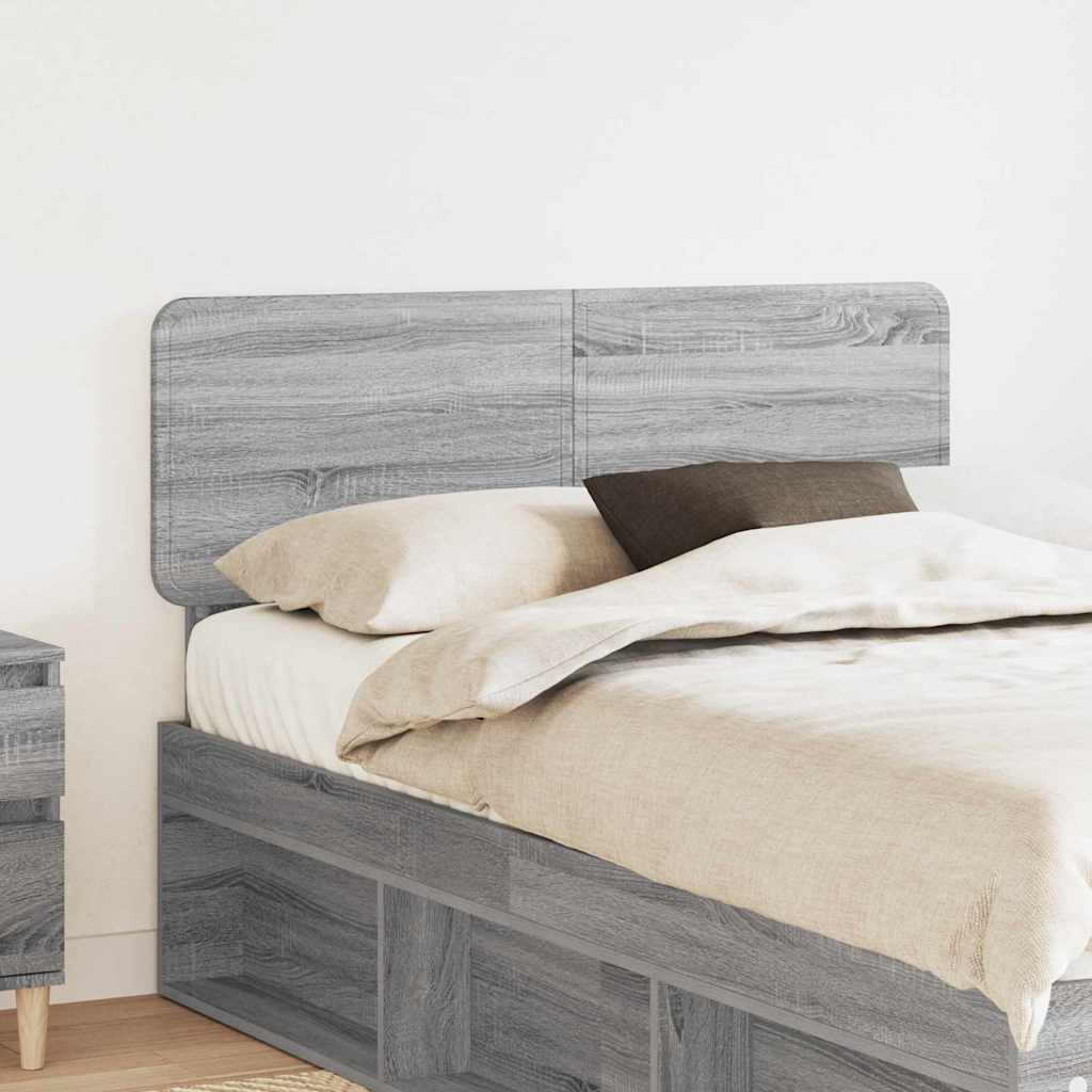 Tête de lit Gris Sonoma 135 cm Bois d'ingénierie - XIOS