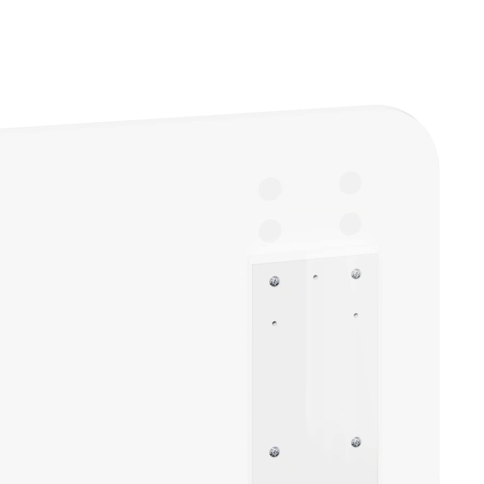 Tête de lit Blanc Brillant Bois d'ingénierie - XIOS