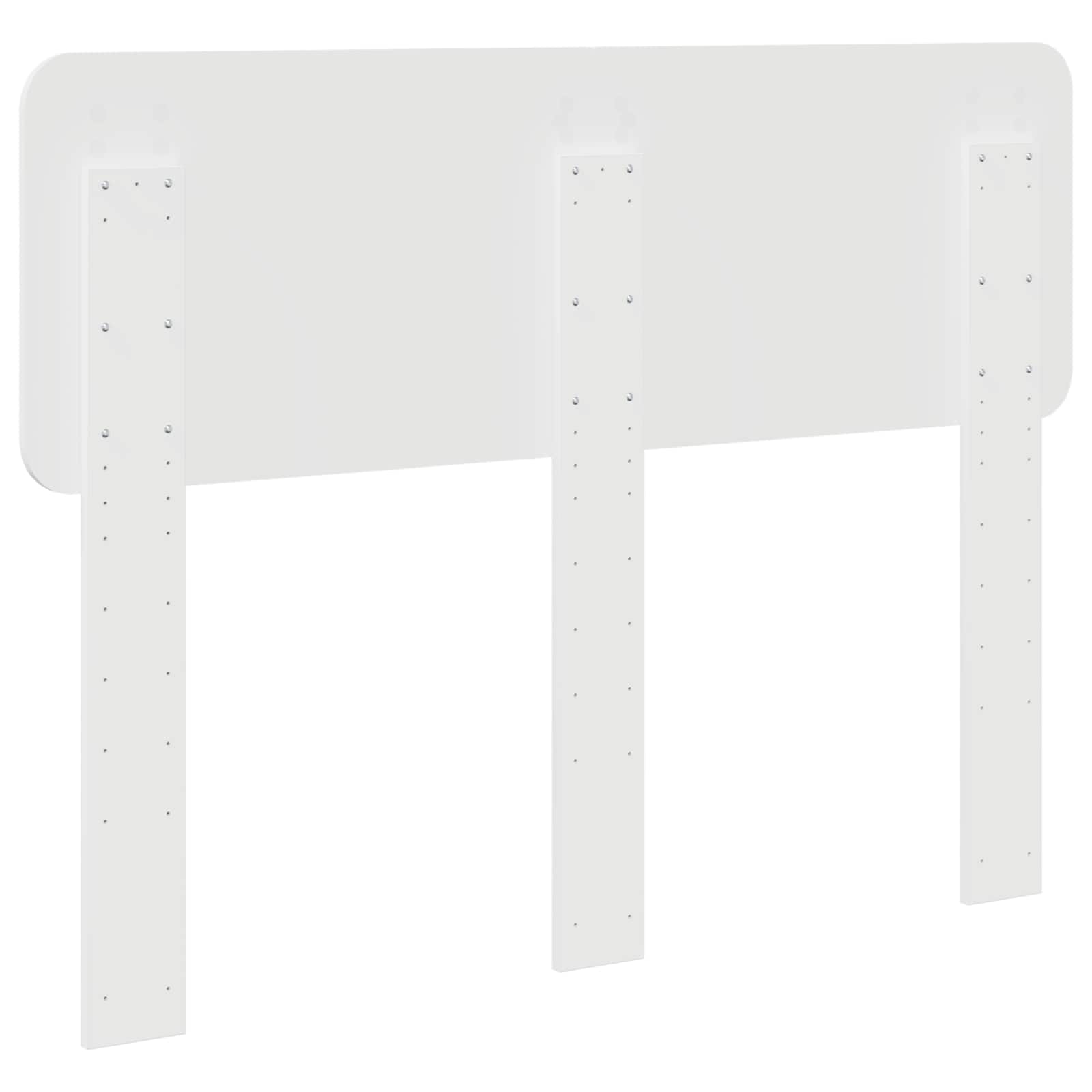 Tête de lit Blanc Brillant Bois d'ingénierie - XIOS