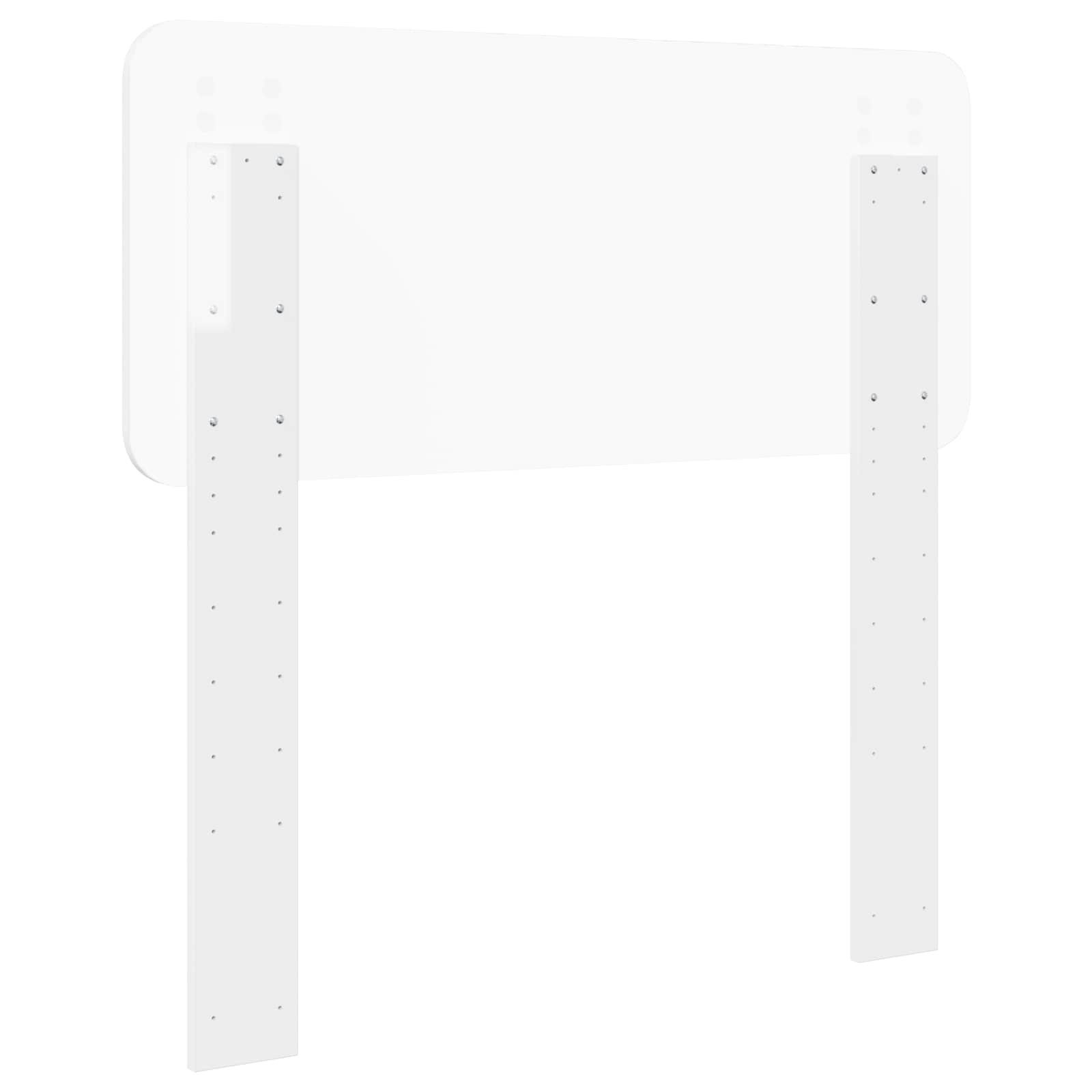 Tête de lit Blanc Brillant Bois d'ingénierie - XIOS