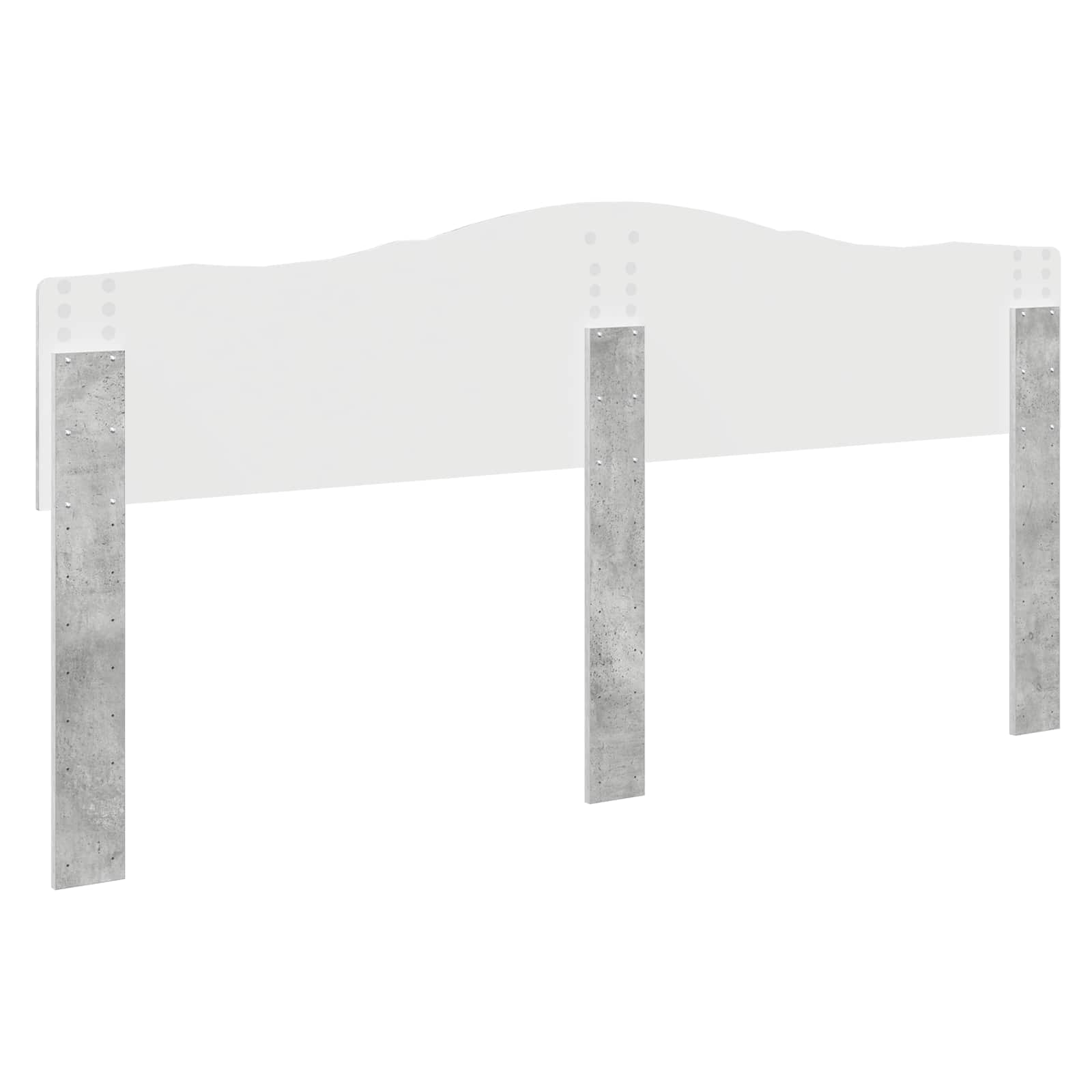 Tête de lit Gris béton 200 cm Bois d'ingénierie - XIOS