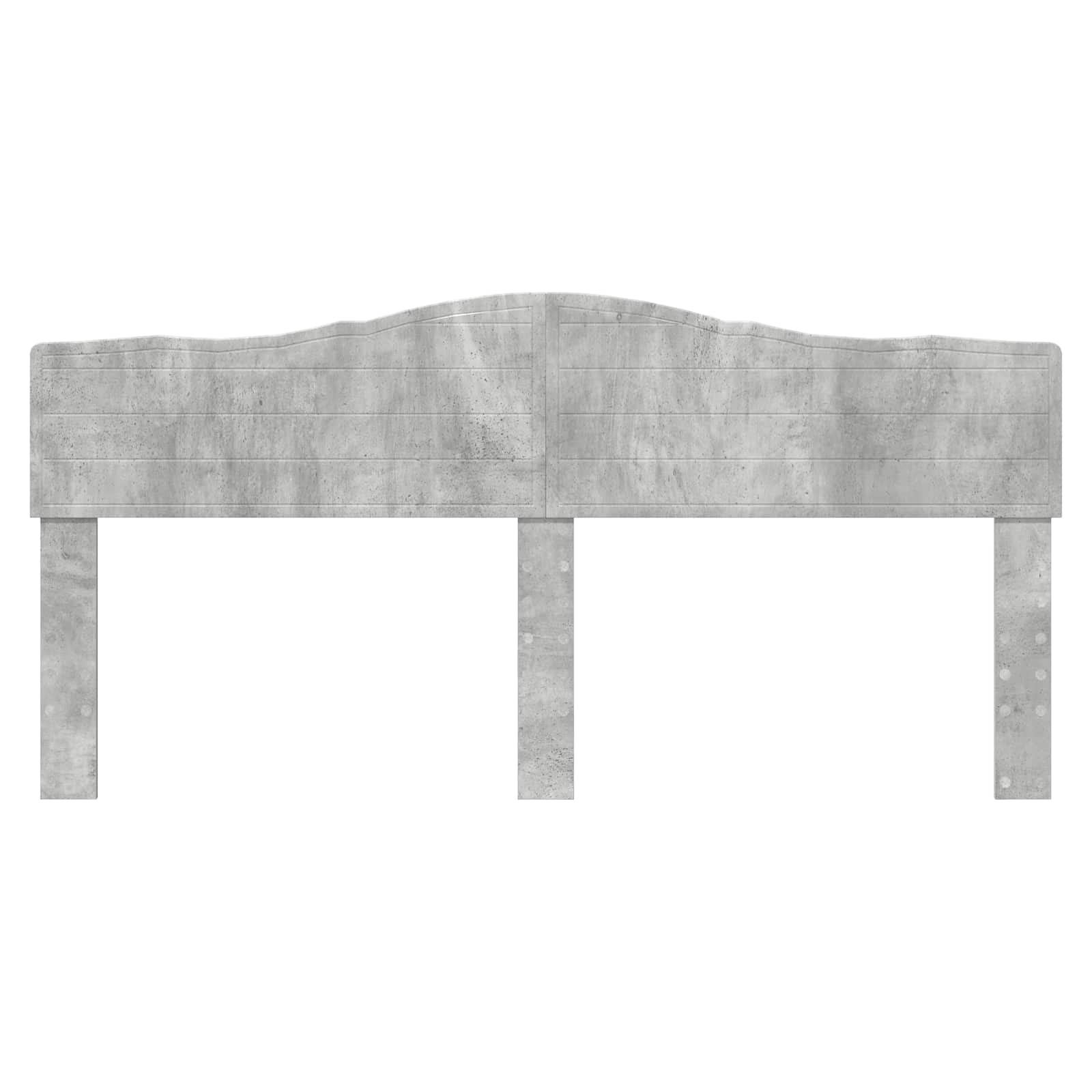 Tête de lit Gris béton 200 cm Bois d'ingénierie - XIOS