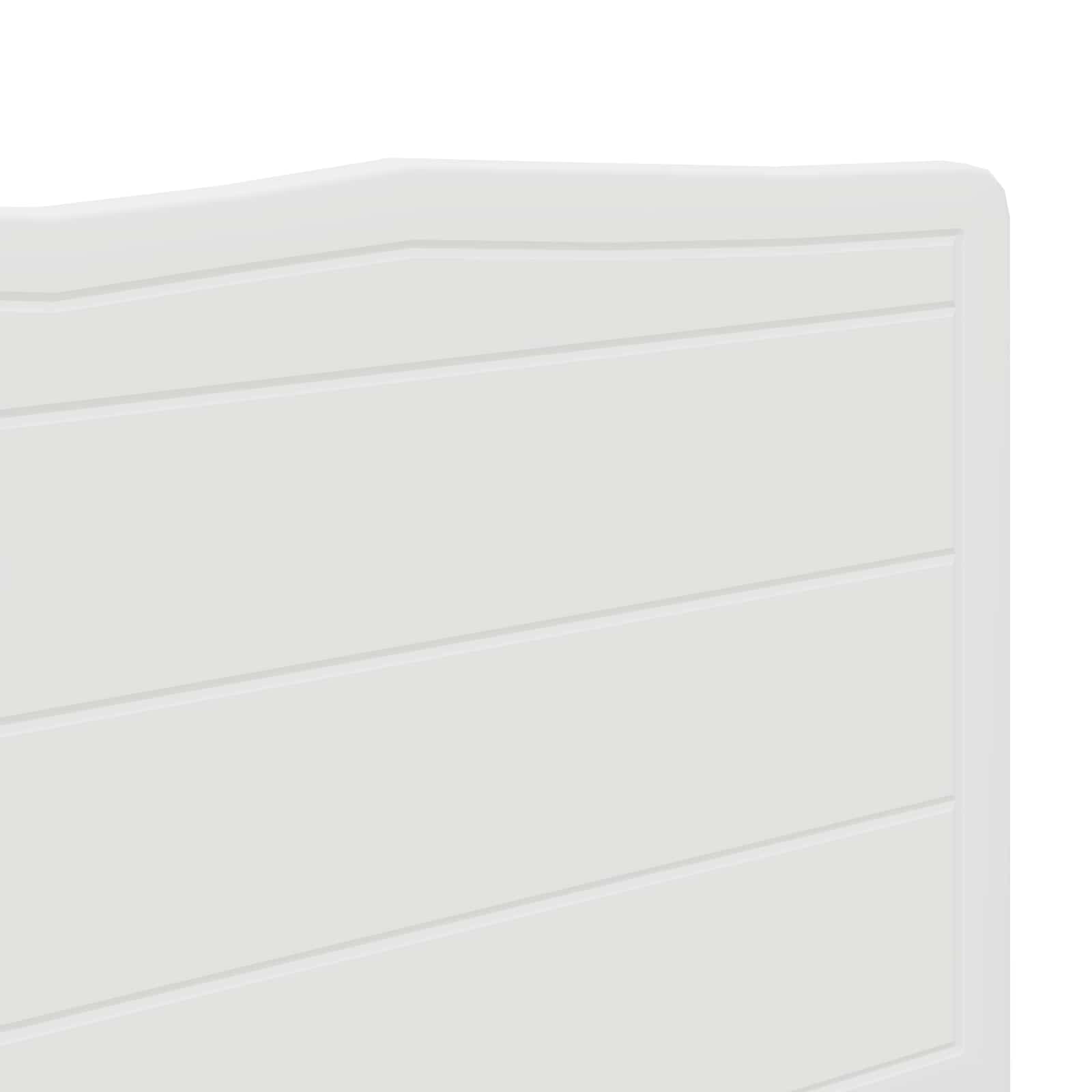 Tête de lit Blanc Brillant 200 cm Bois d'ingénierie - XIOS