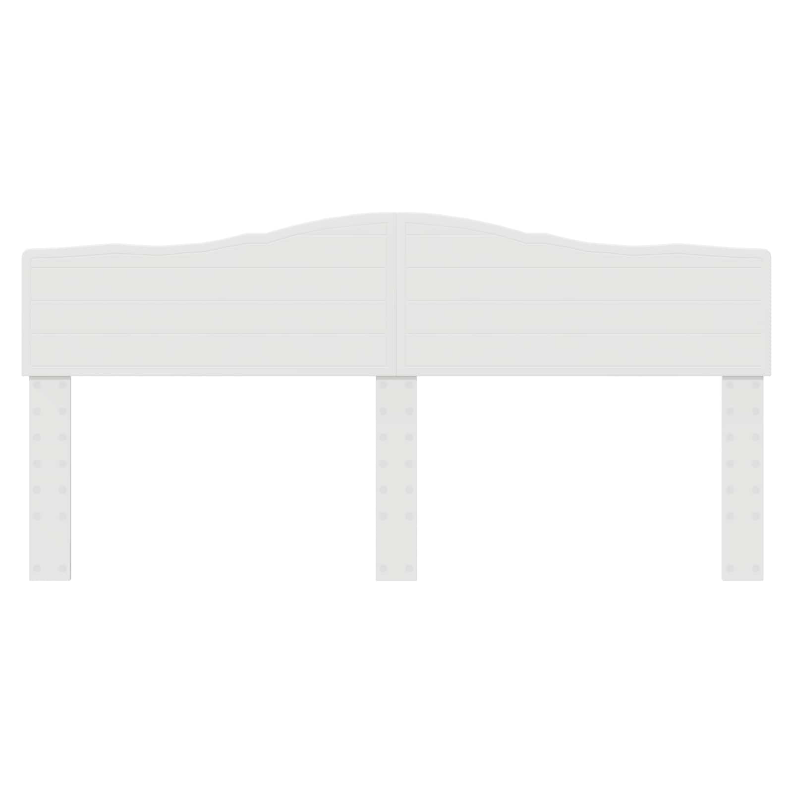 Tête de lit Blanc Brillant 200 cm Bois d'ingénierie - XIOS