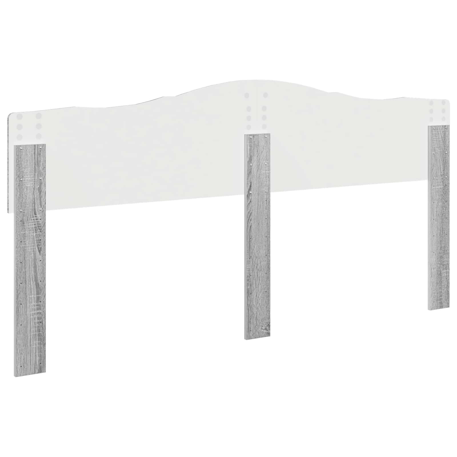 Tête de lit Gris Sonoma 200 cm Bois d'ingénierie - XIOS