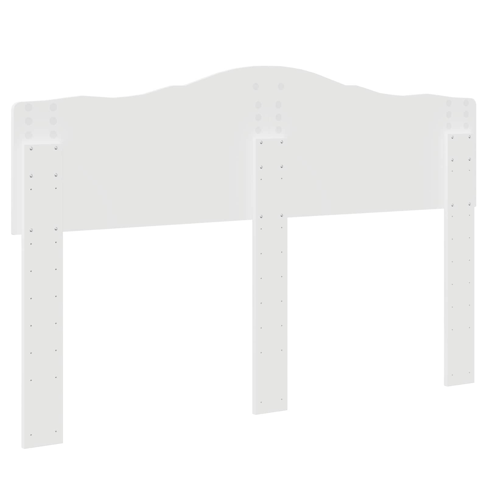 Tête de lit Blanc Brillant 160 cm Bois d'ingénierie - XIOS