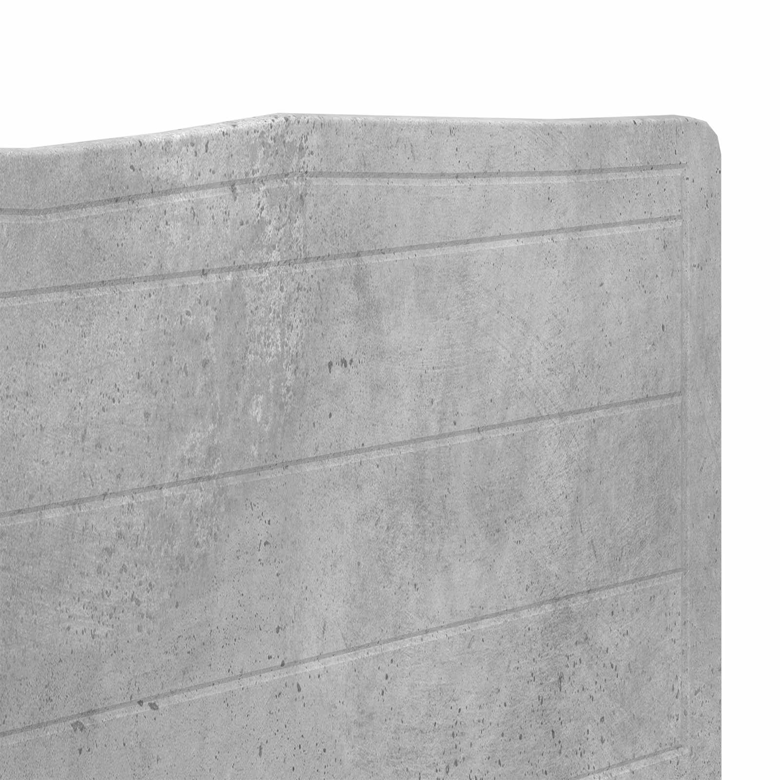 Tête de lit Gris béton 150 cm Bois d'ingénierie - XIOS