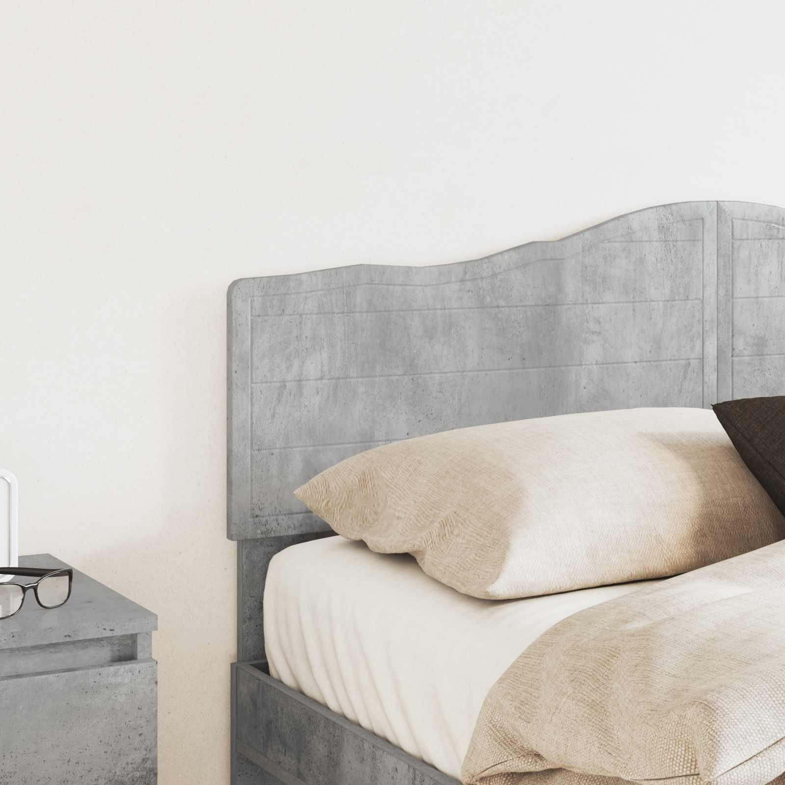 Tête de lit Gris béton 150 cm Bois d'ingénierie - XIOS