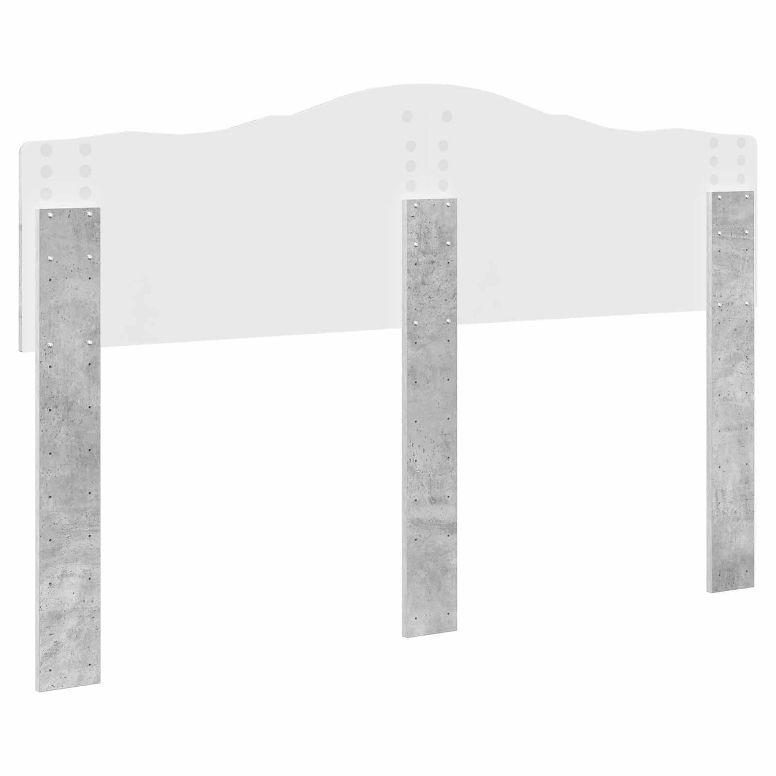 Tête de lit Gris béton 150 cm Bois d'ingénierie - XIOS