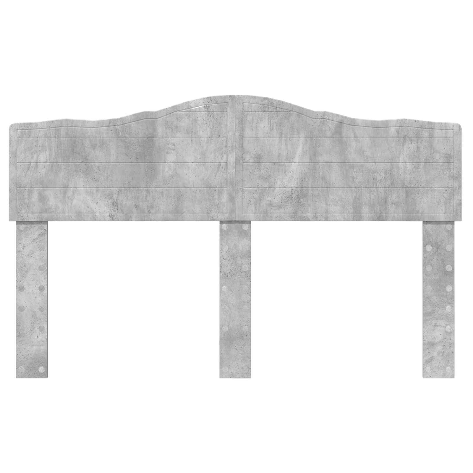 Tête de lit Gris béton 150 cm Bois d'ingénierie - XIOS