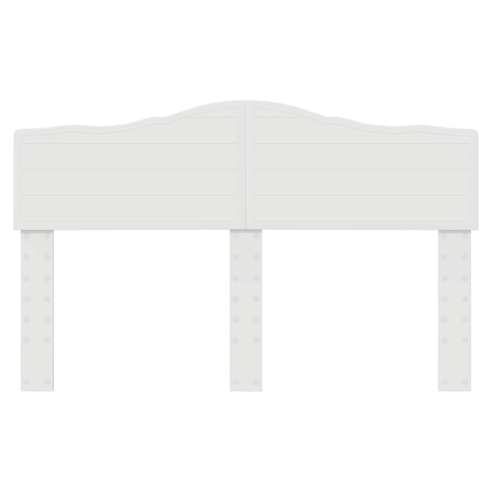 Tête de lit Blanc Brillant 150 cm Bois d'ingénierie - XIOS