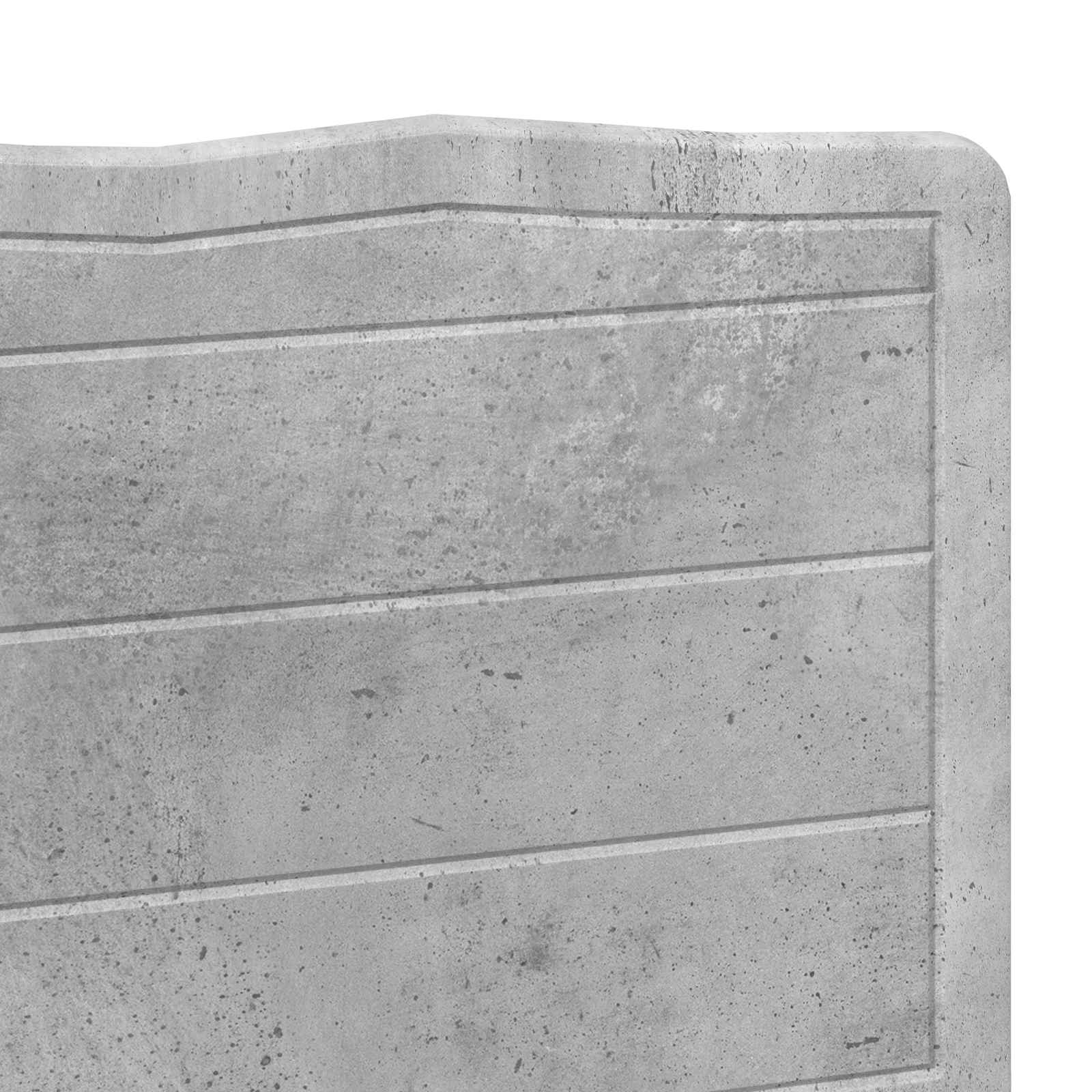 Tête de lit Gris béton Bois d'ingénierie - XIOS
