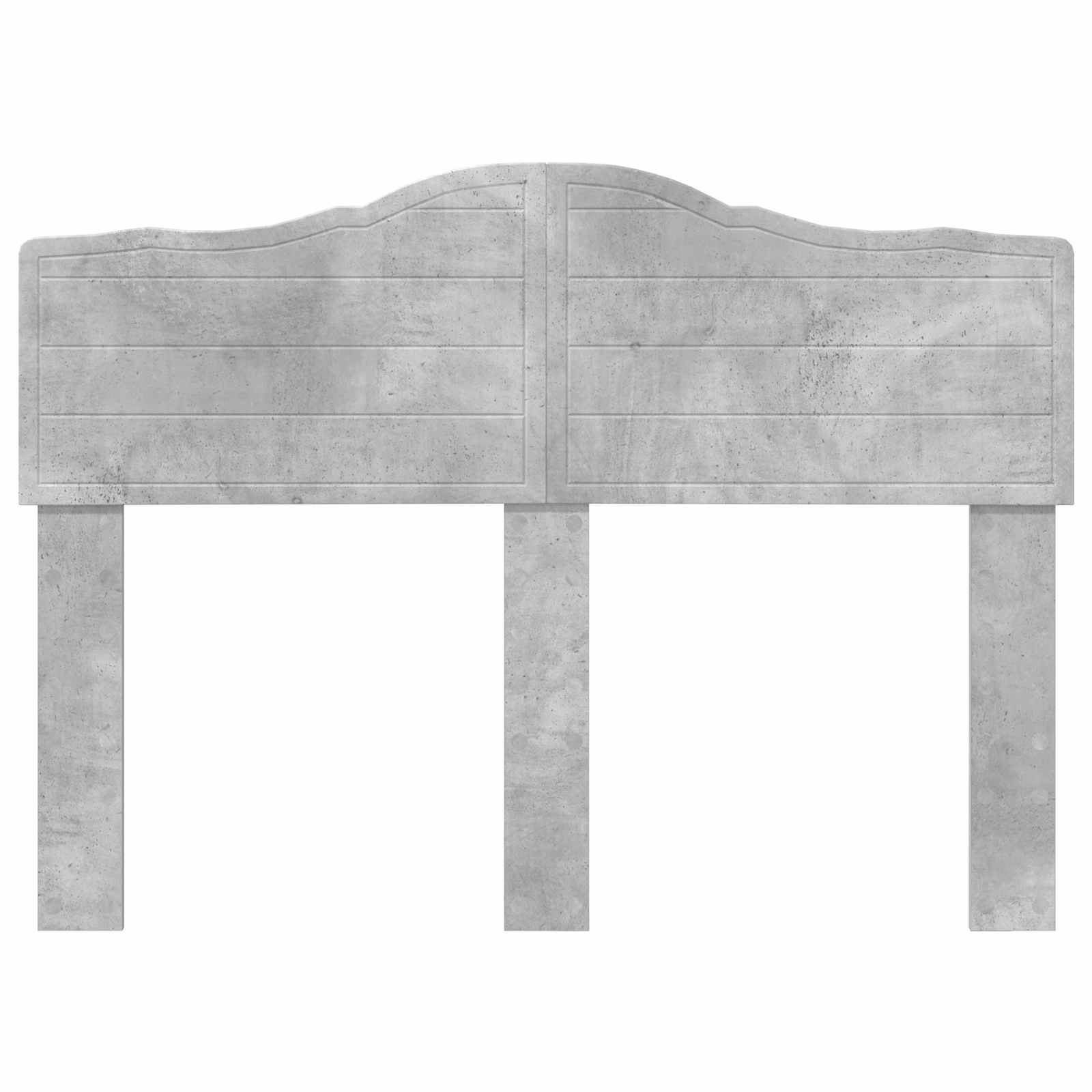 Tête de lit Gris béton Bois d'ingénierie - XIOS