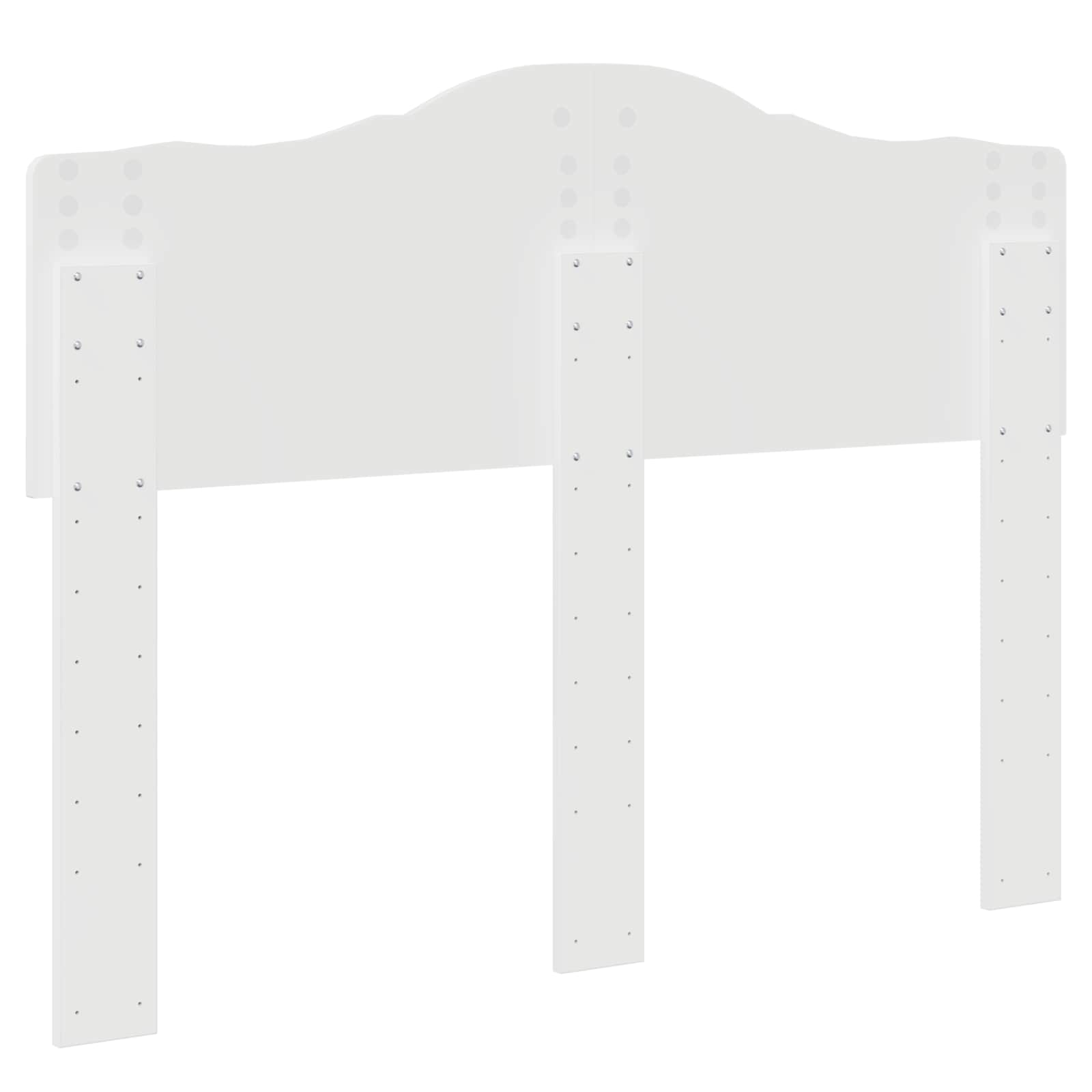 Tête de lit Blanc Brillant 135 cm Bois d'ingénierie - XIOS