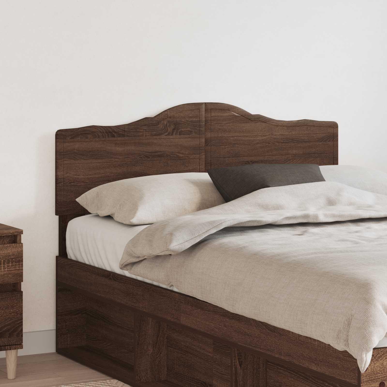 Tête de lit Chêne brun 135 cm Bois d'ingénierie - XIOS