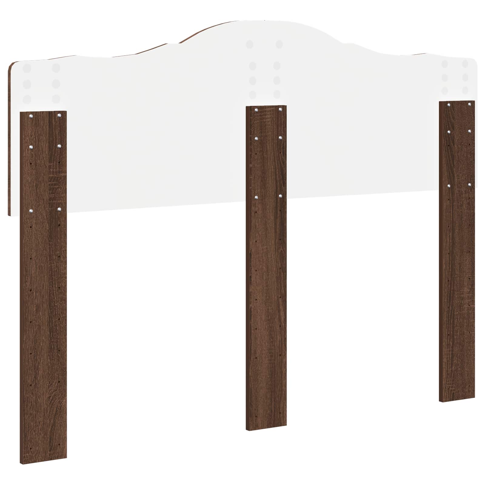 Tête de lit Chêne brun 135 cm Bois d'ingénierie - XIOS