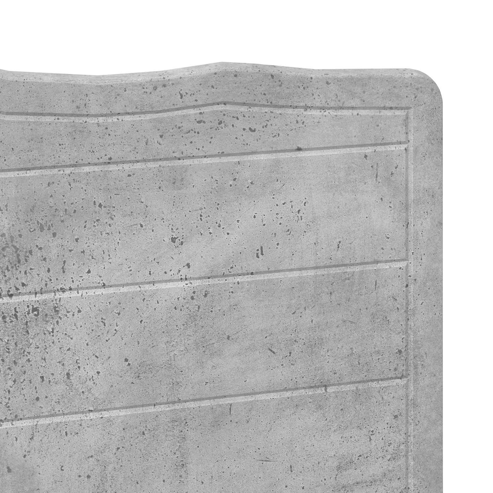 Tête de lit Gris béton Bois d'ingénierie - XIOS